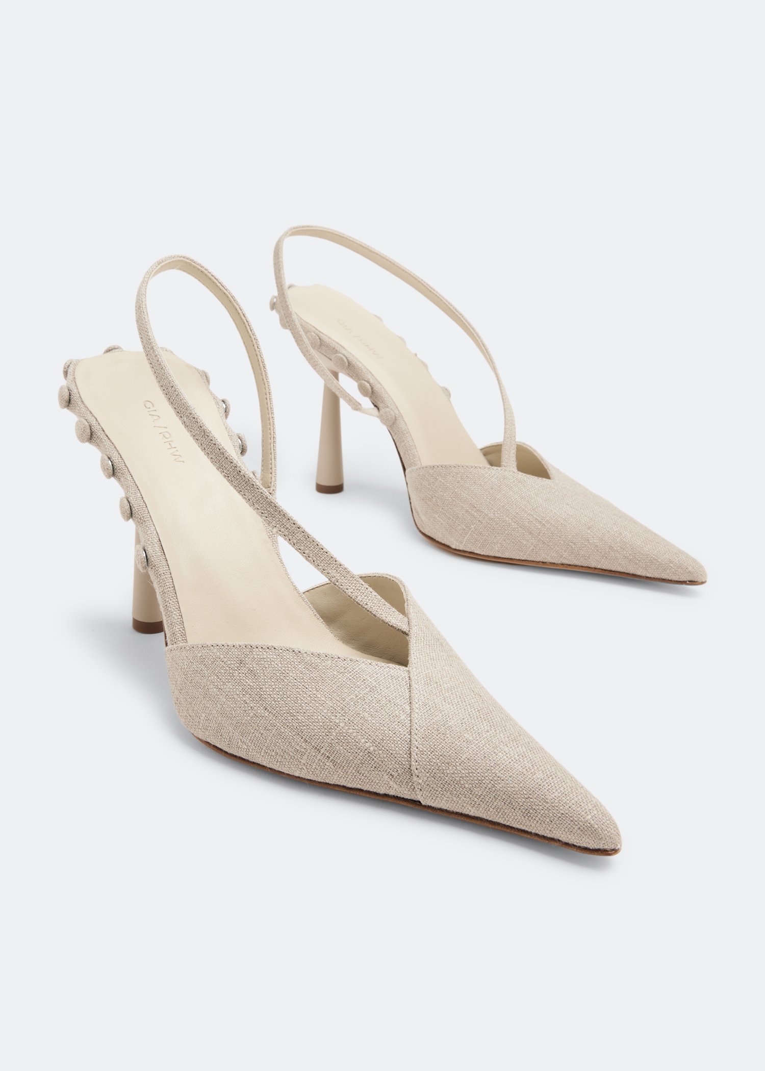 Gia Borghini x RHW Rosie 37 pumps for Women - Beige in KSA | Level Shoes