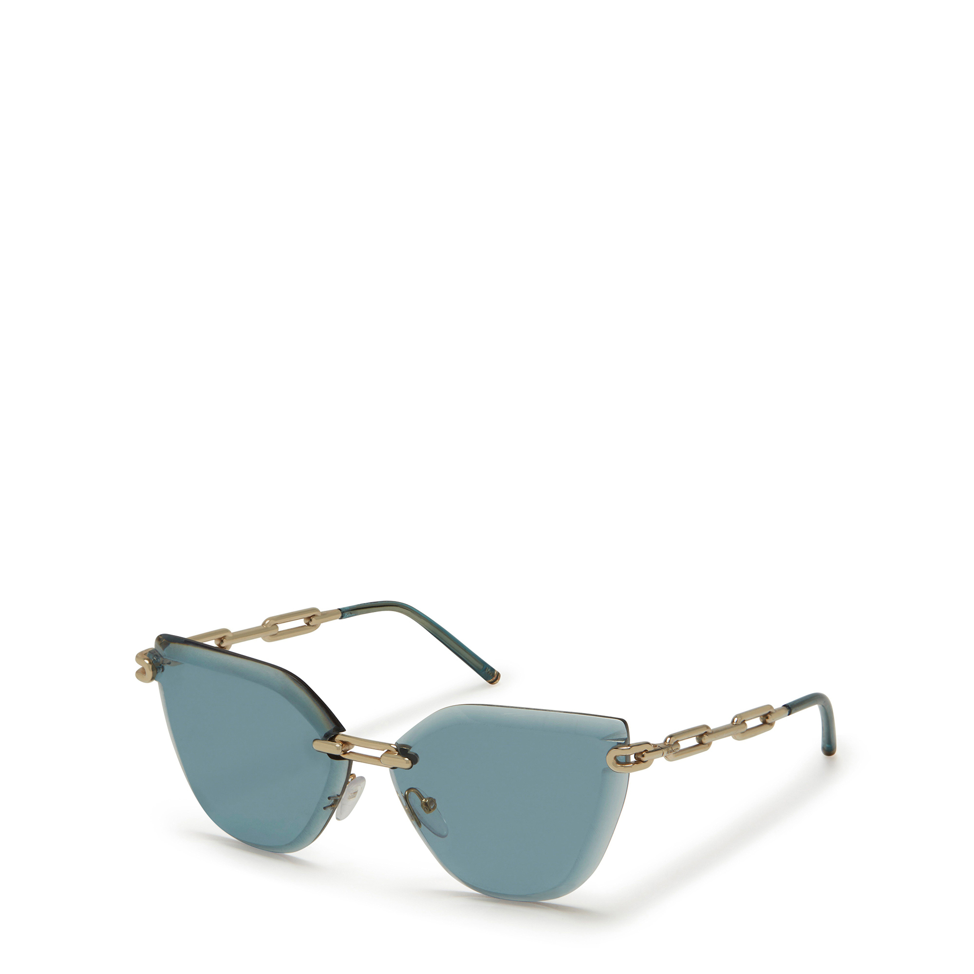 

Claudia Chain Sunglasses, Blue