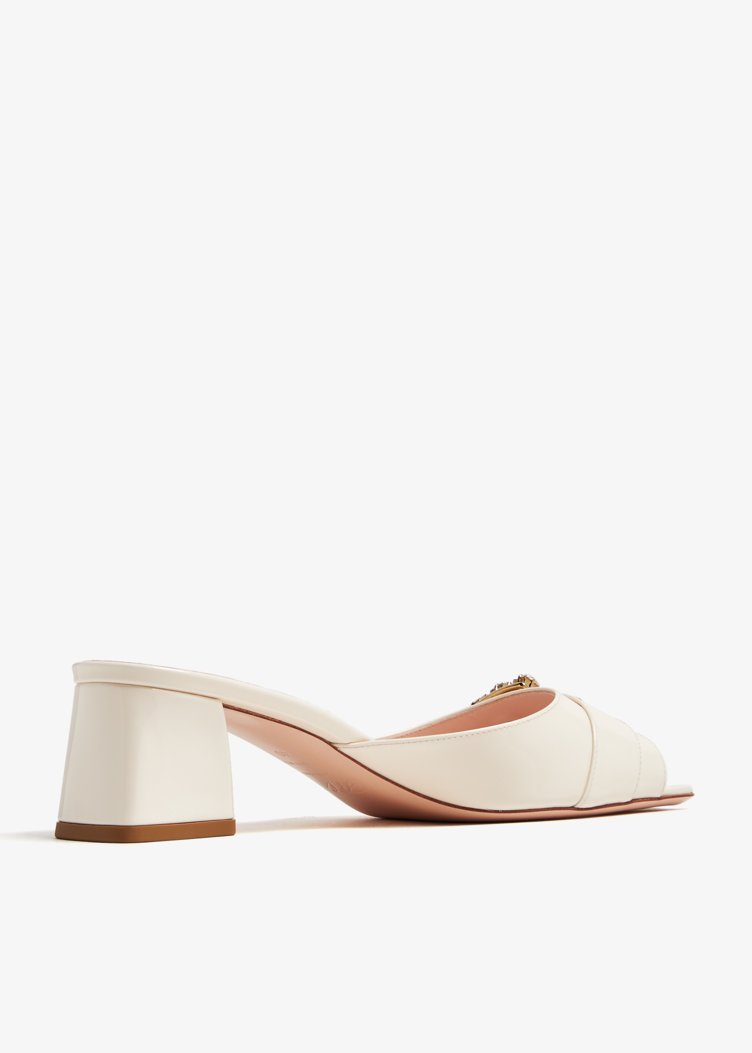 Roger Vivier Bikiviv Strass Buckle mules for Women White in UAE