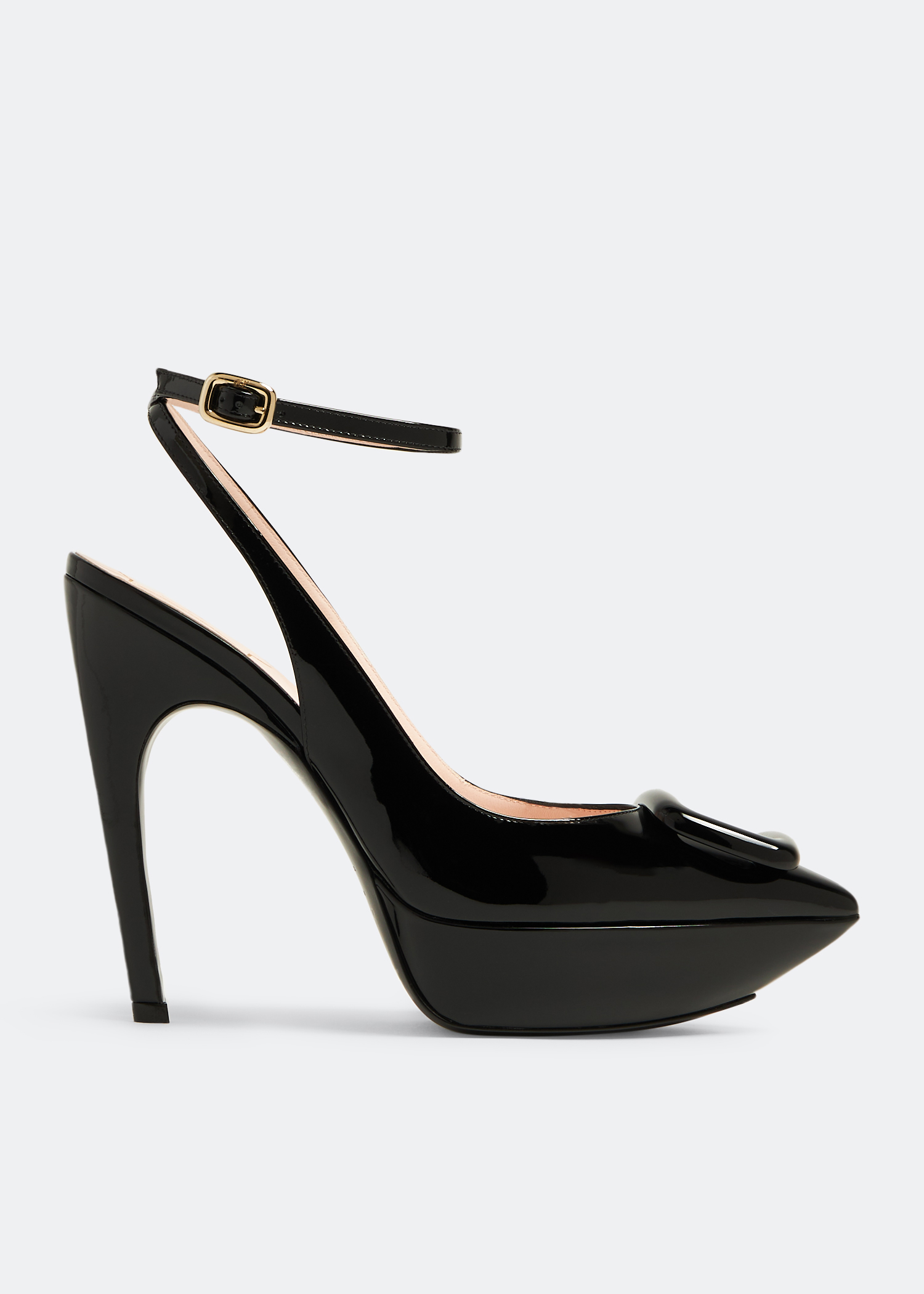 

Viv' Choc buckle slingback pumps, Black