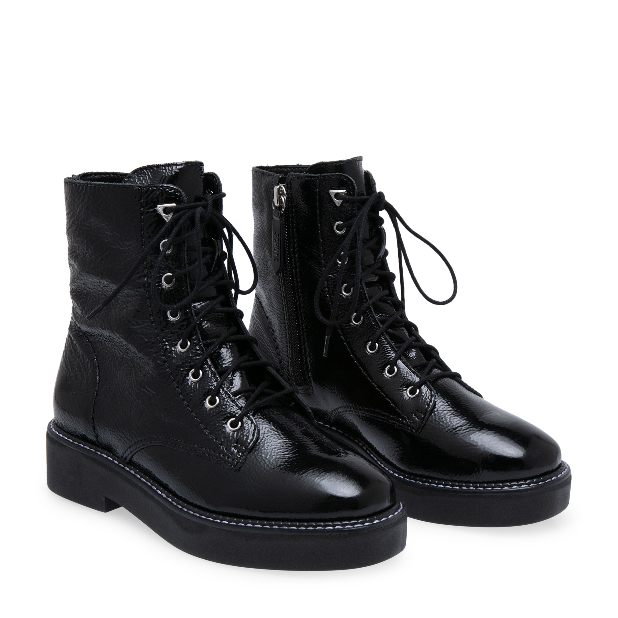 

Patent boots, Black