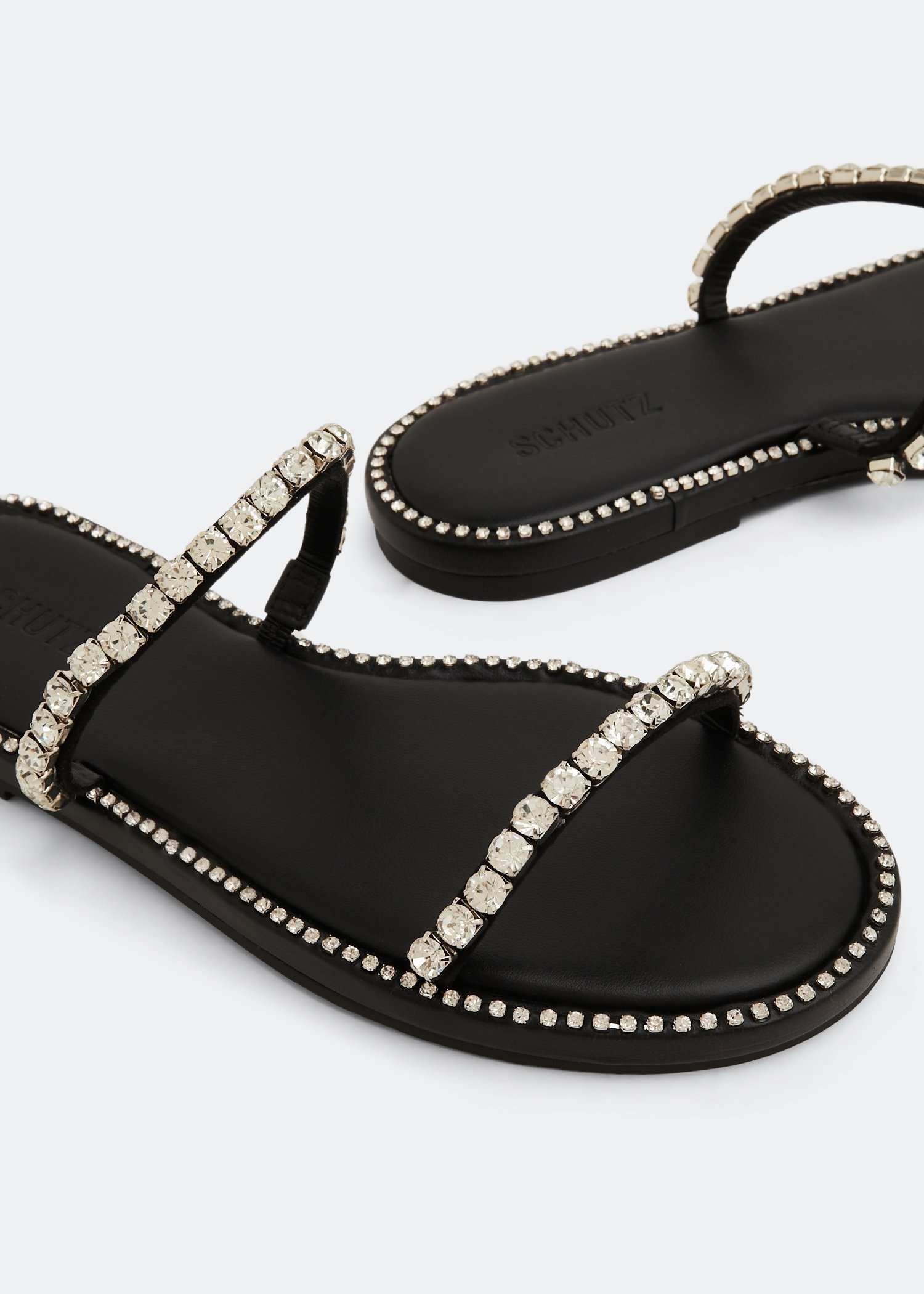 Schutz Ada sandals for Women - Black in UAE | Level Shoes