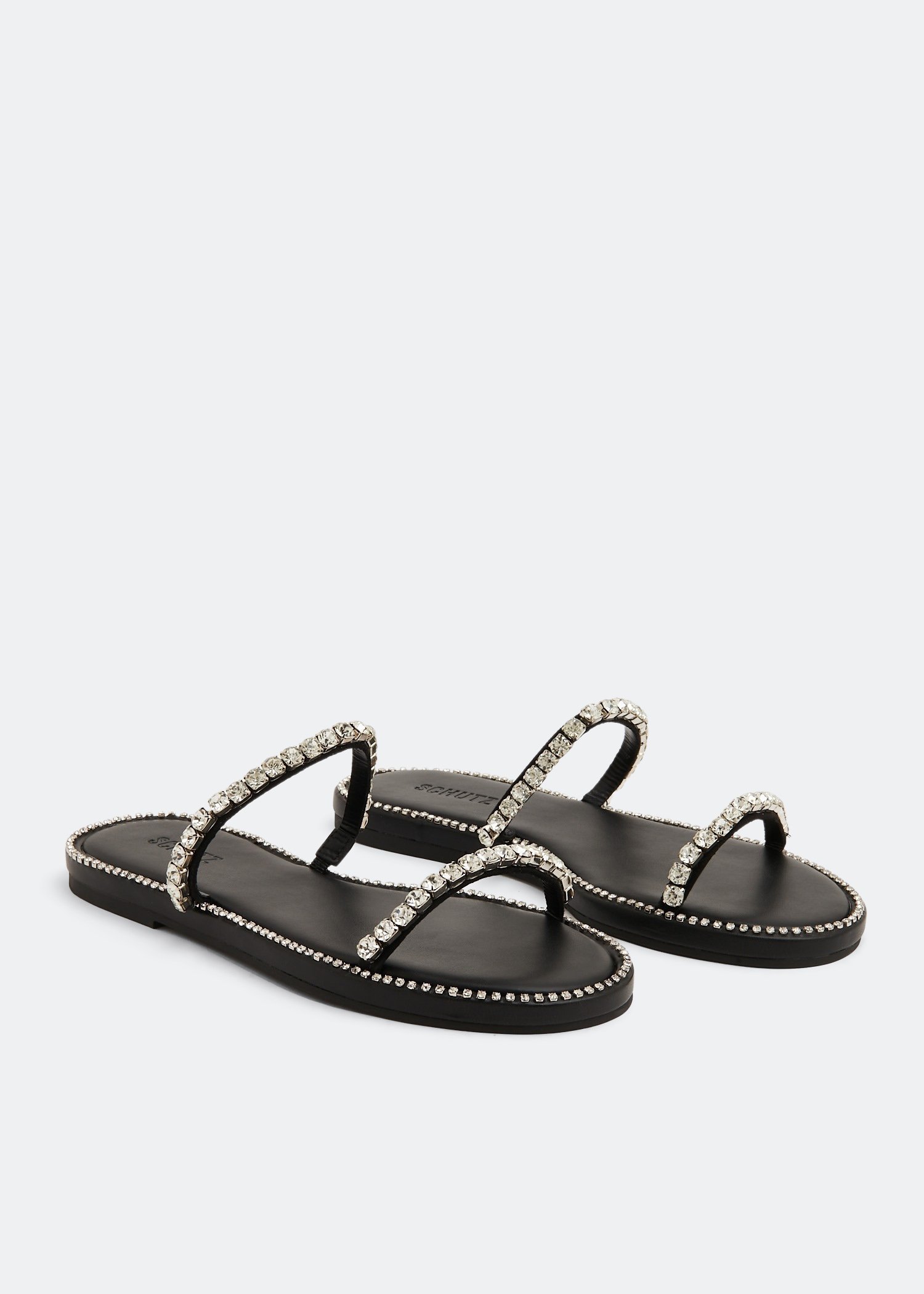 Schutz Ada sandals for Women - Black in UAE | Level Shoes