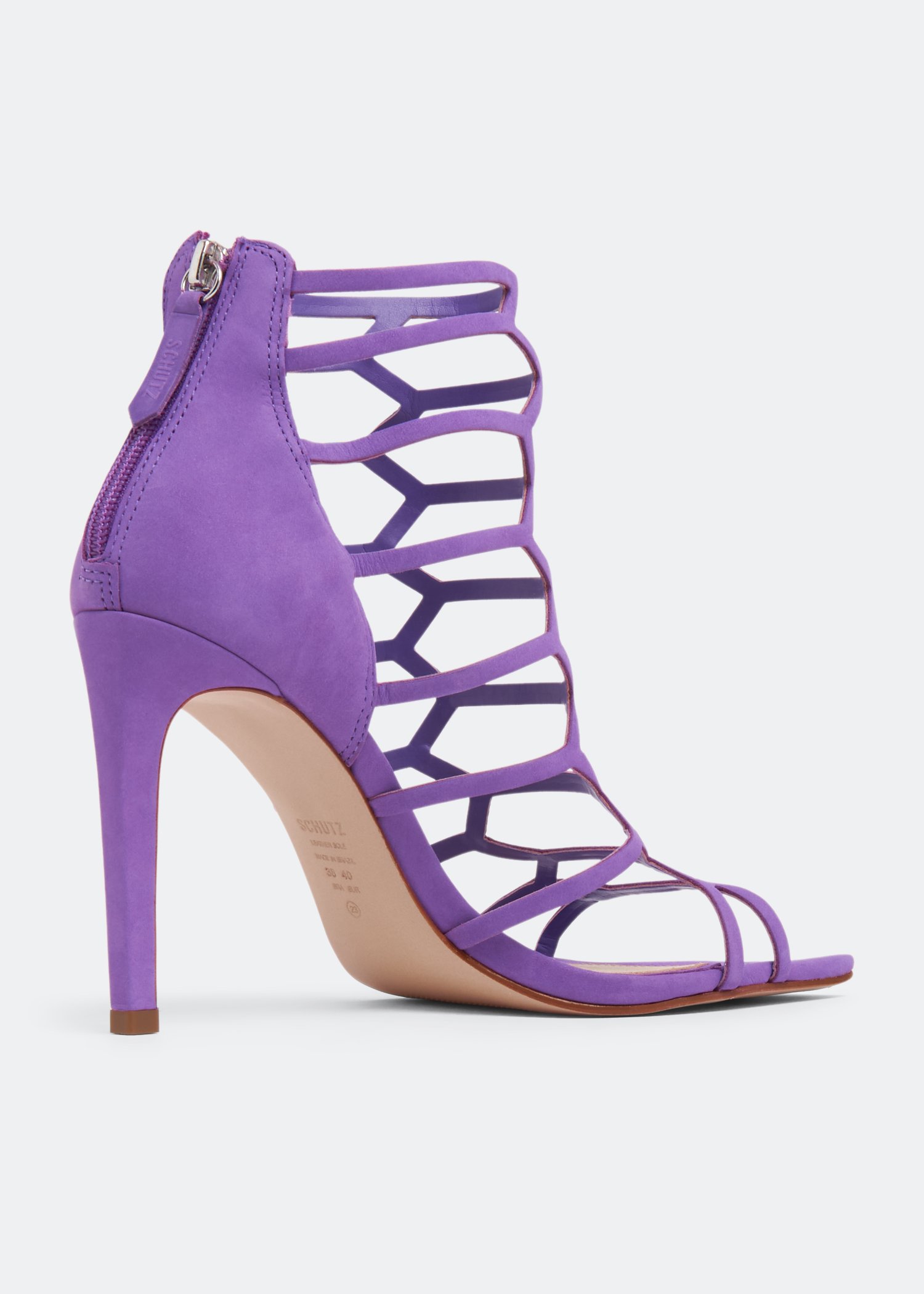 Purple colour online sandals