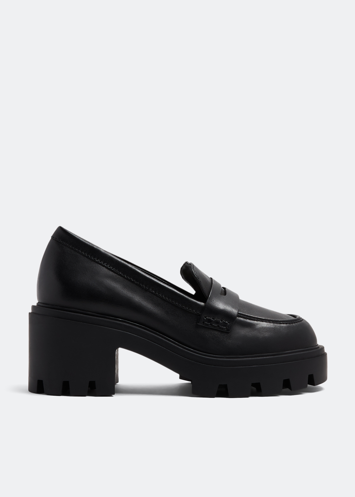 Schutz Viola Tractor loafers for Women Black in KSA Level Shoes