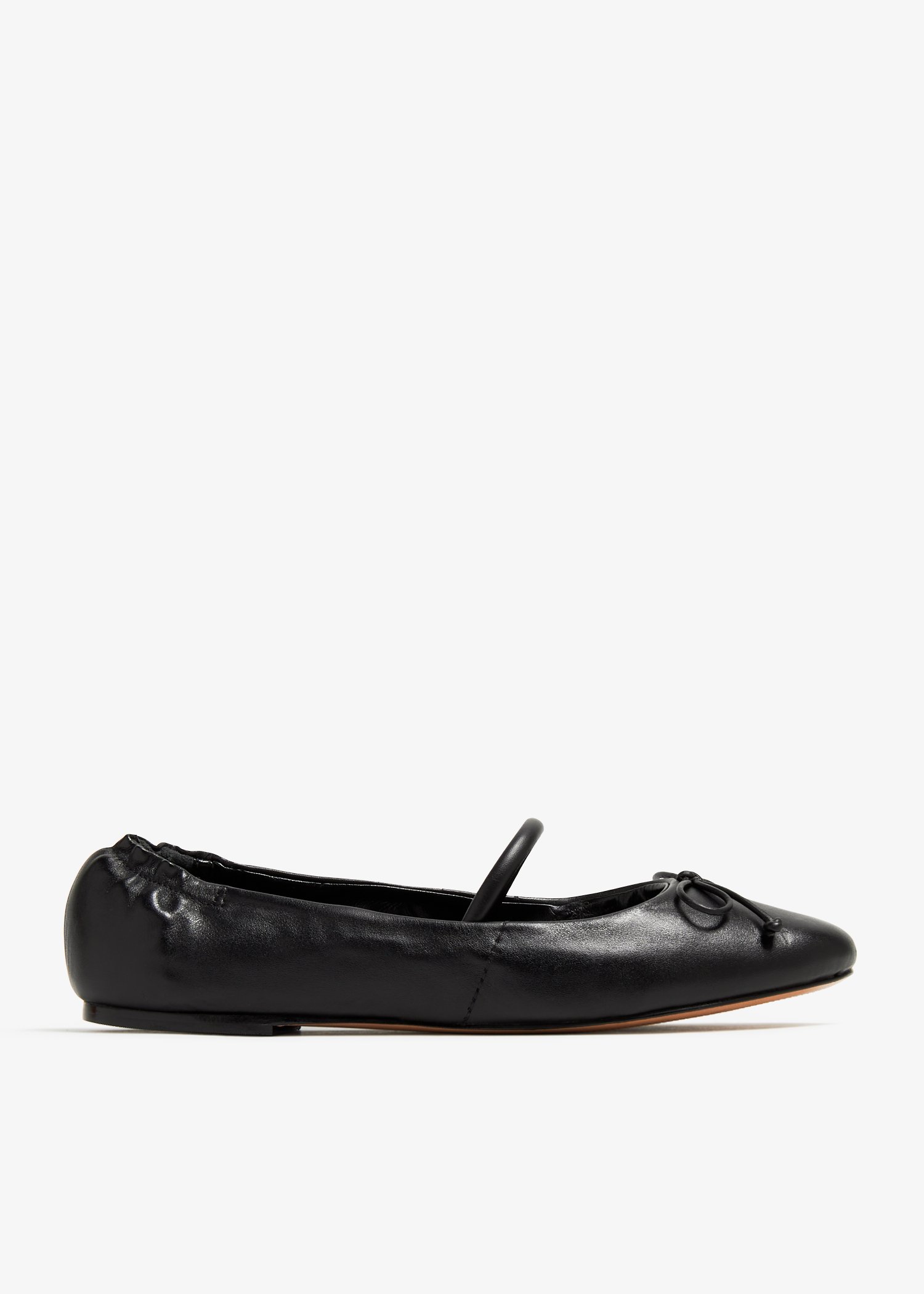 

Fechado Salto Rasteiro ballerinas, Black