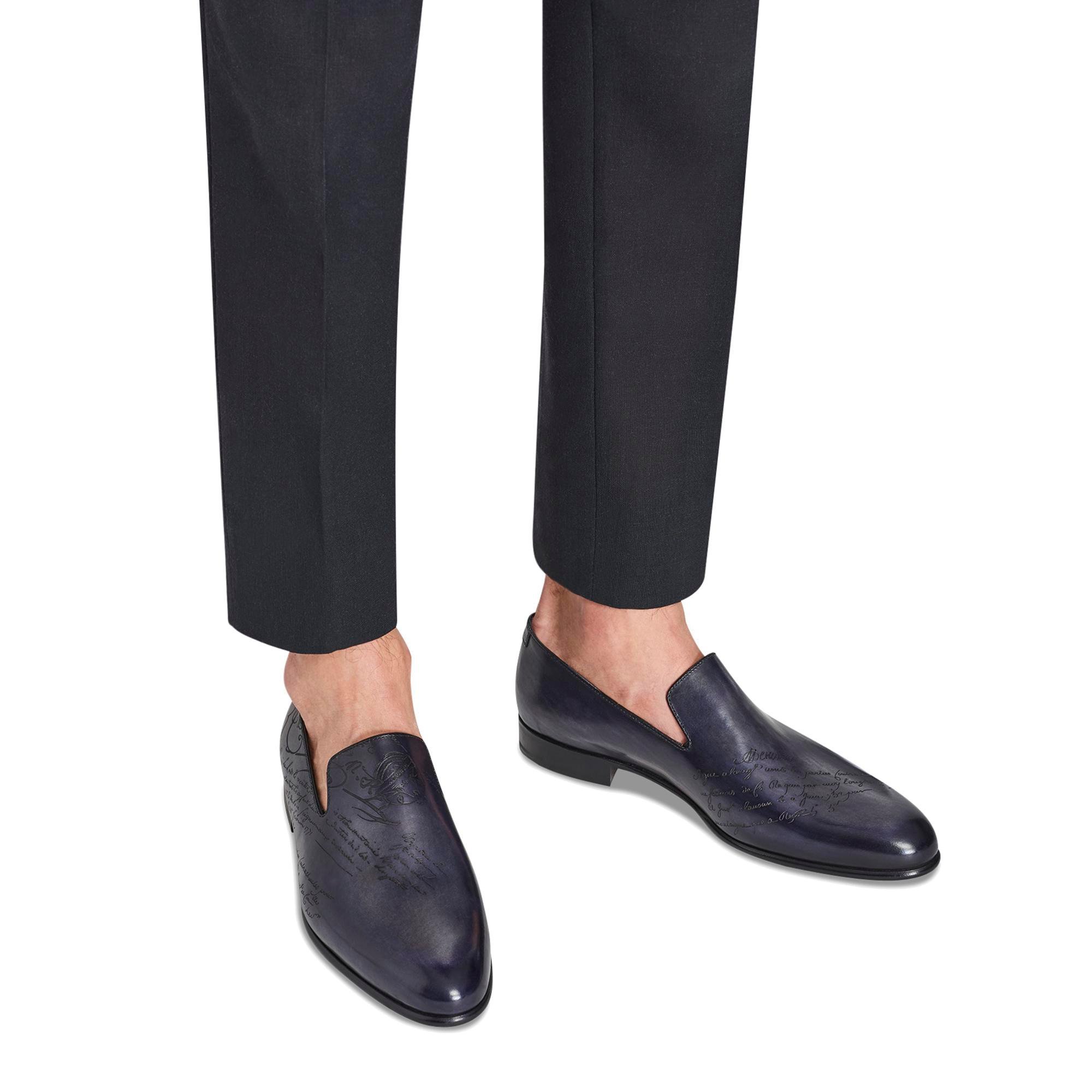 Berluti Cursive Galet Scritto loafers for Men - Blue in KSA