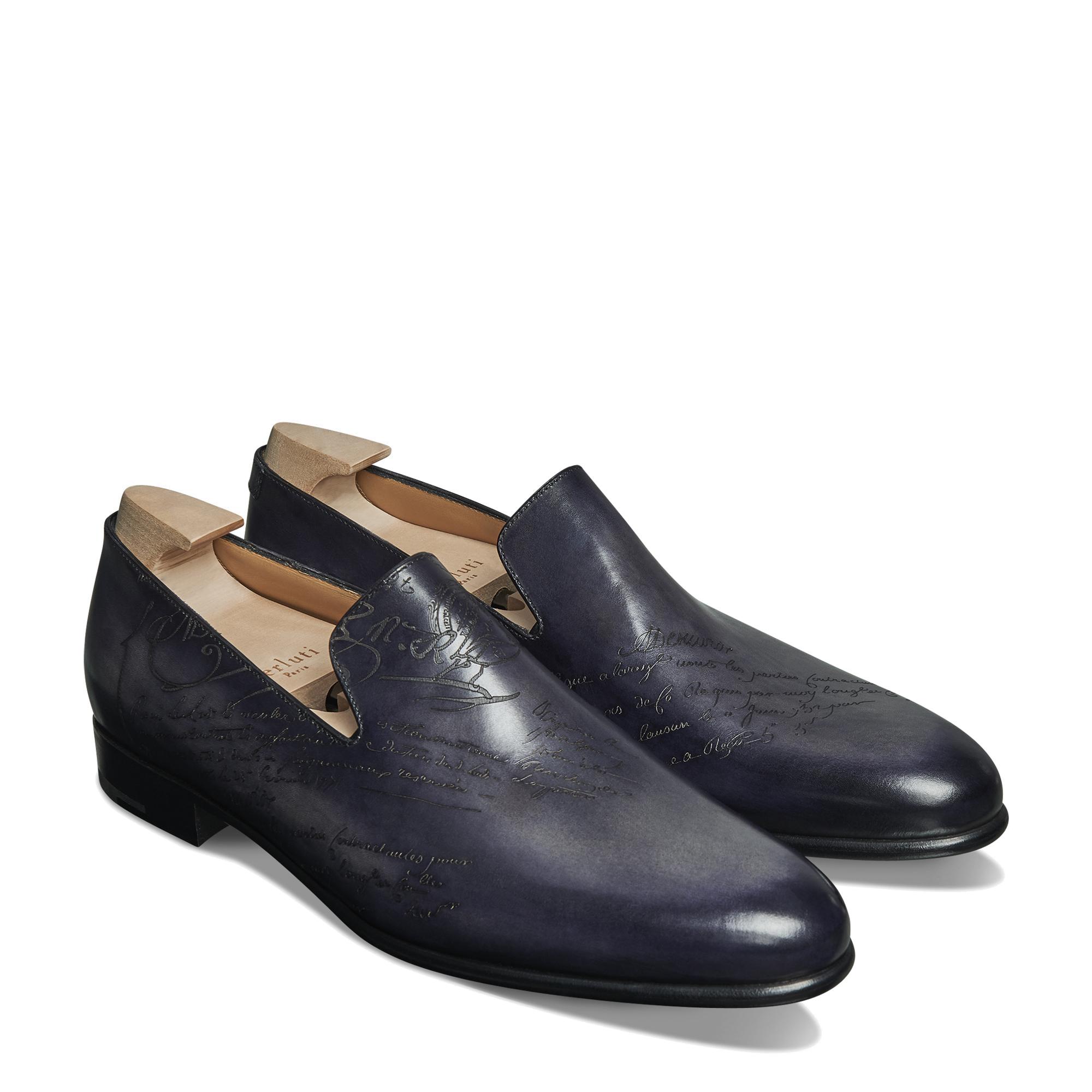 Berluti Cursive Galet Scritto loafers for Men - Blue in UAE