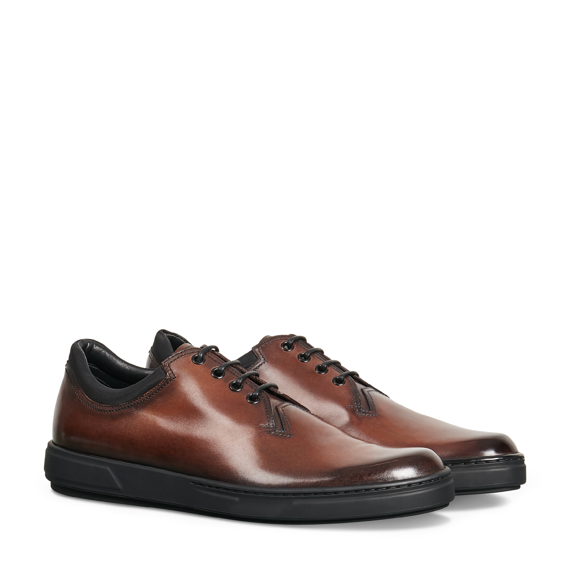 

Tibeta leather derby shoes, Brown