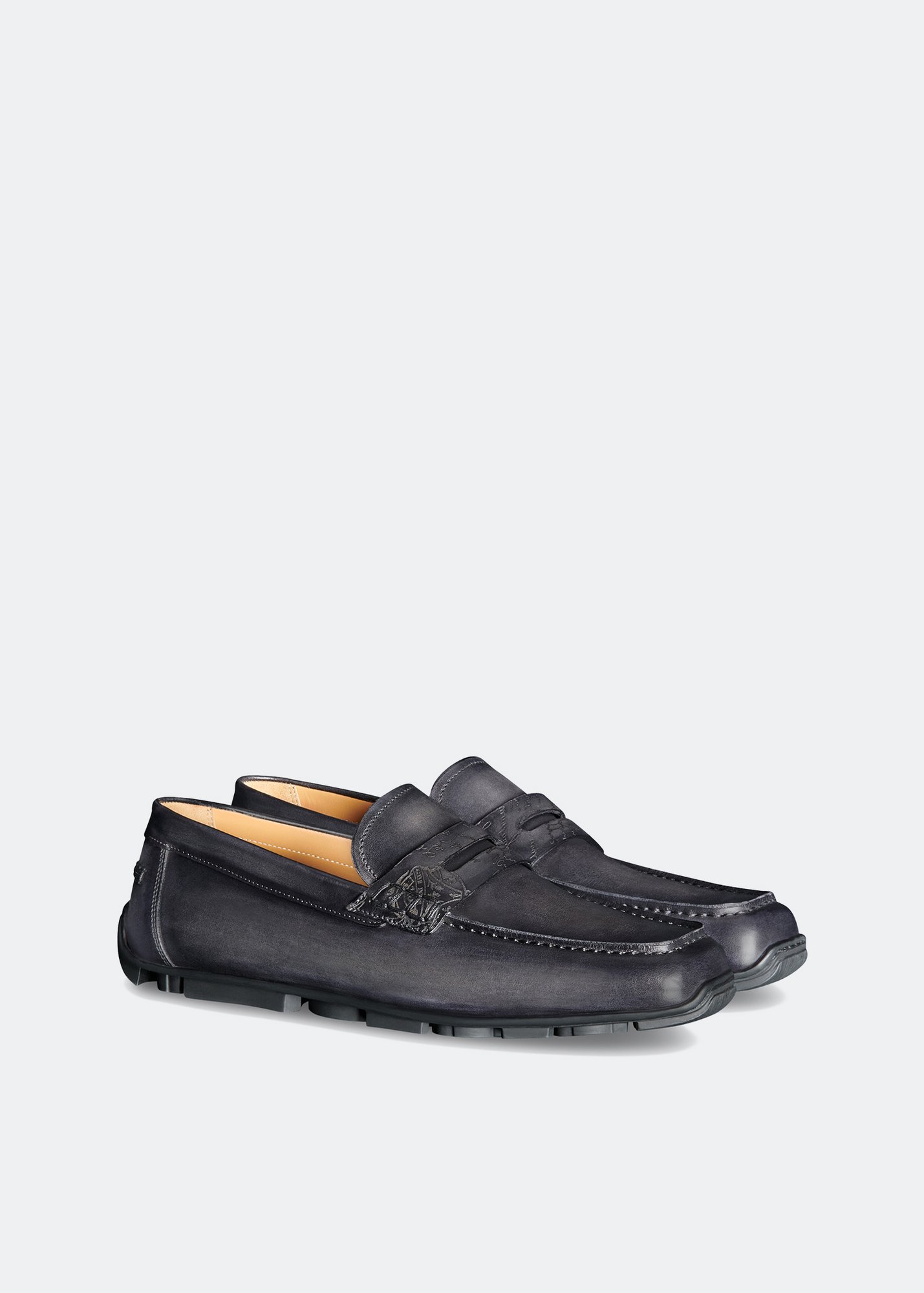 

Saturnin driving shoes, Black