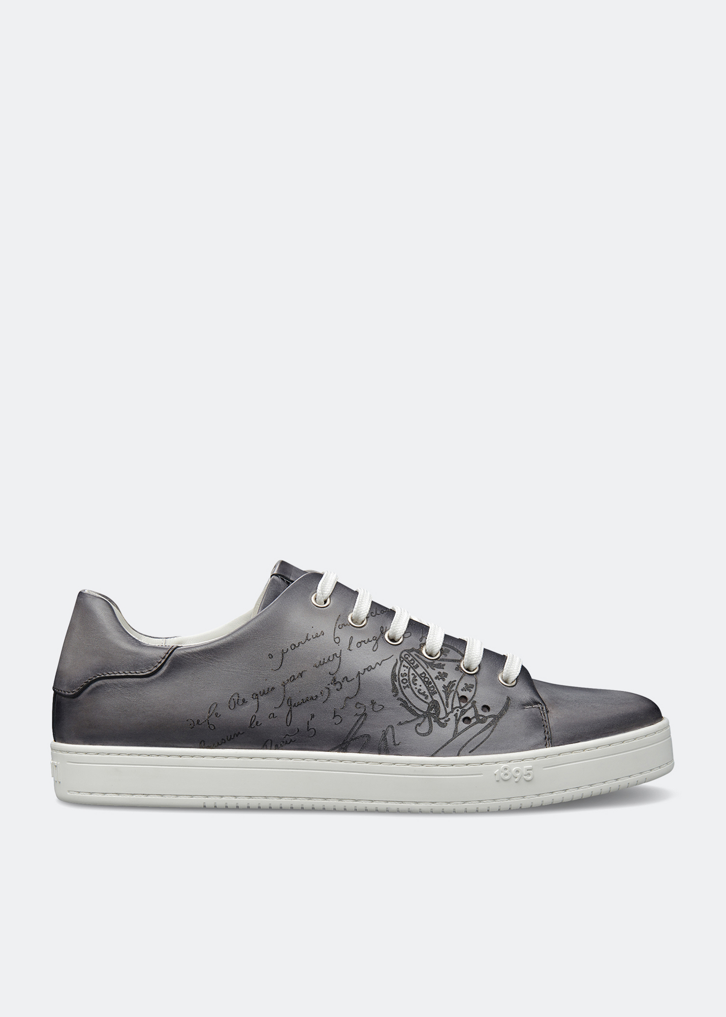 

Playtime Scritto leather sneakers, Grey