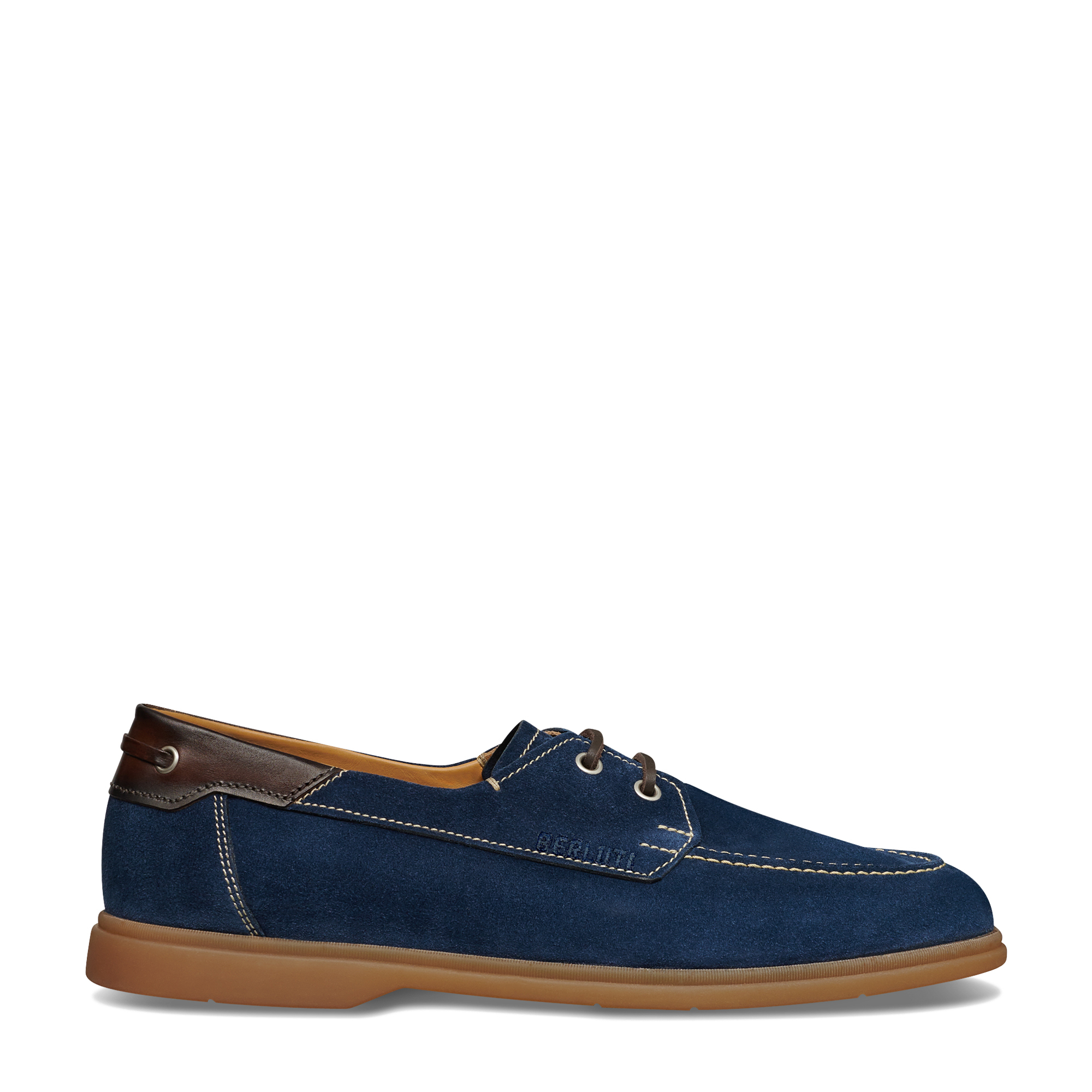 

Latitude leather boat shoes, Blue