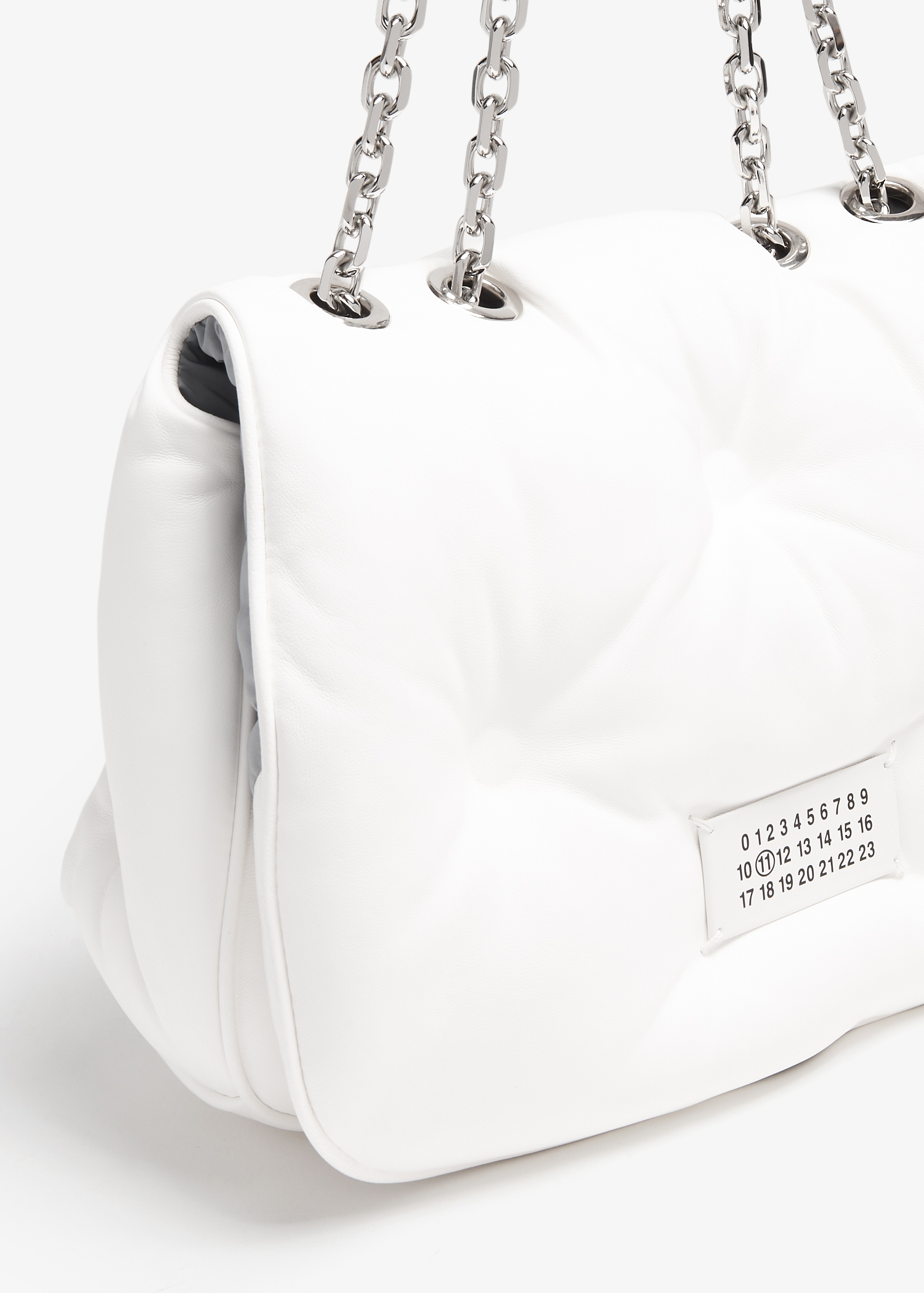 Maison Margiela Glam Slam medium flap bag for Women - White in UAE 