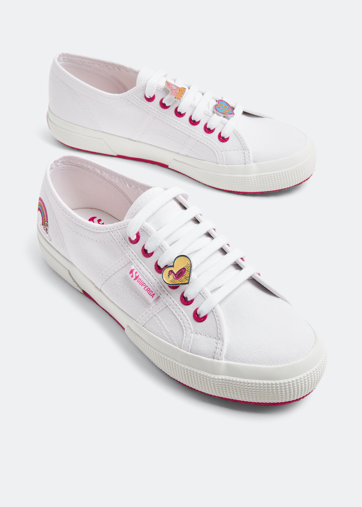 Superga shop white pink