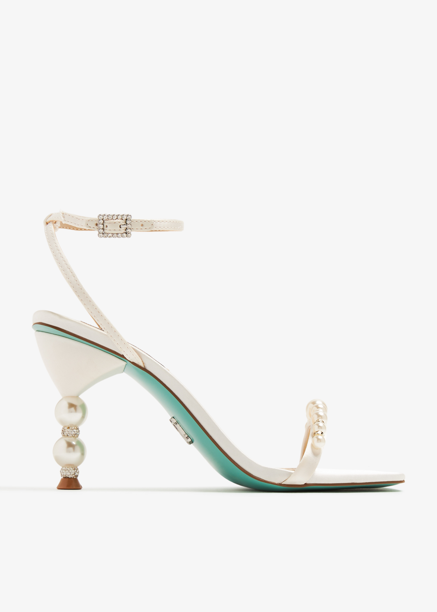 

Jacy heel sandals, White