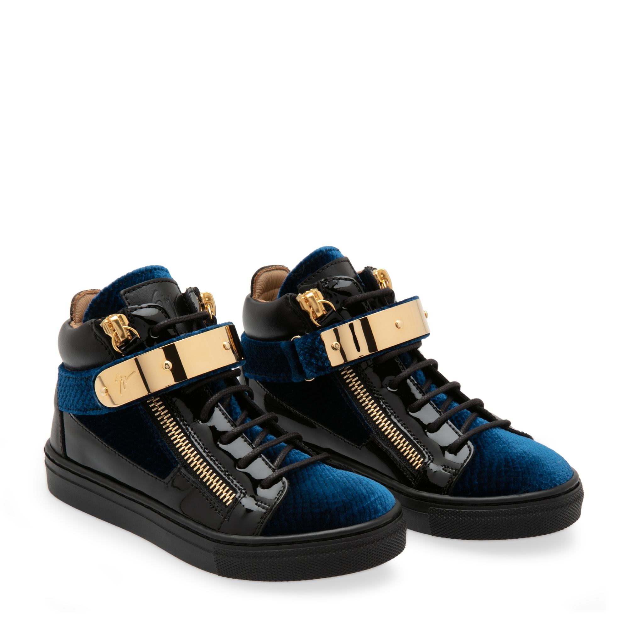 

High-top sneakers, Blue