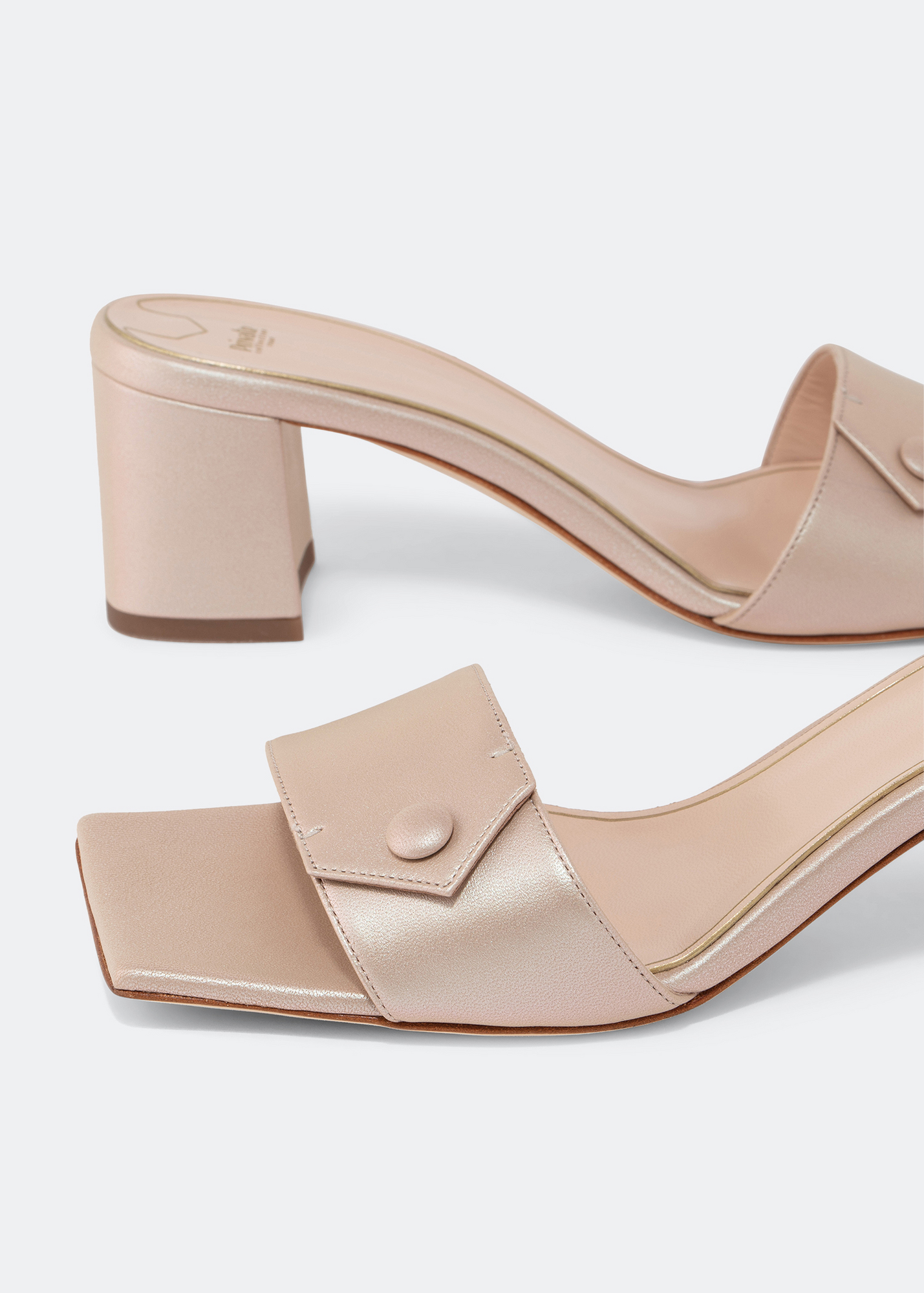 

Crepida Chiara mules, Neutral