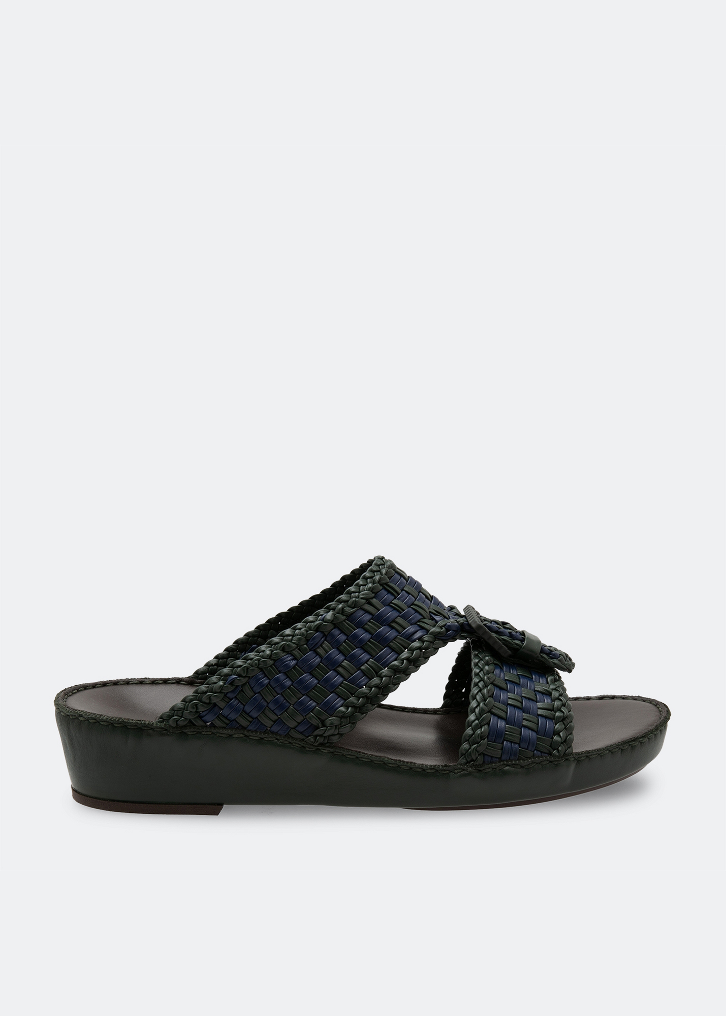 

Leather sandals, Blue