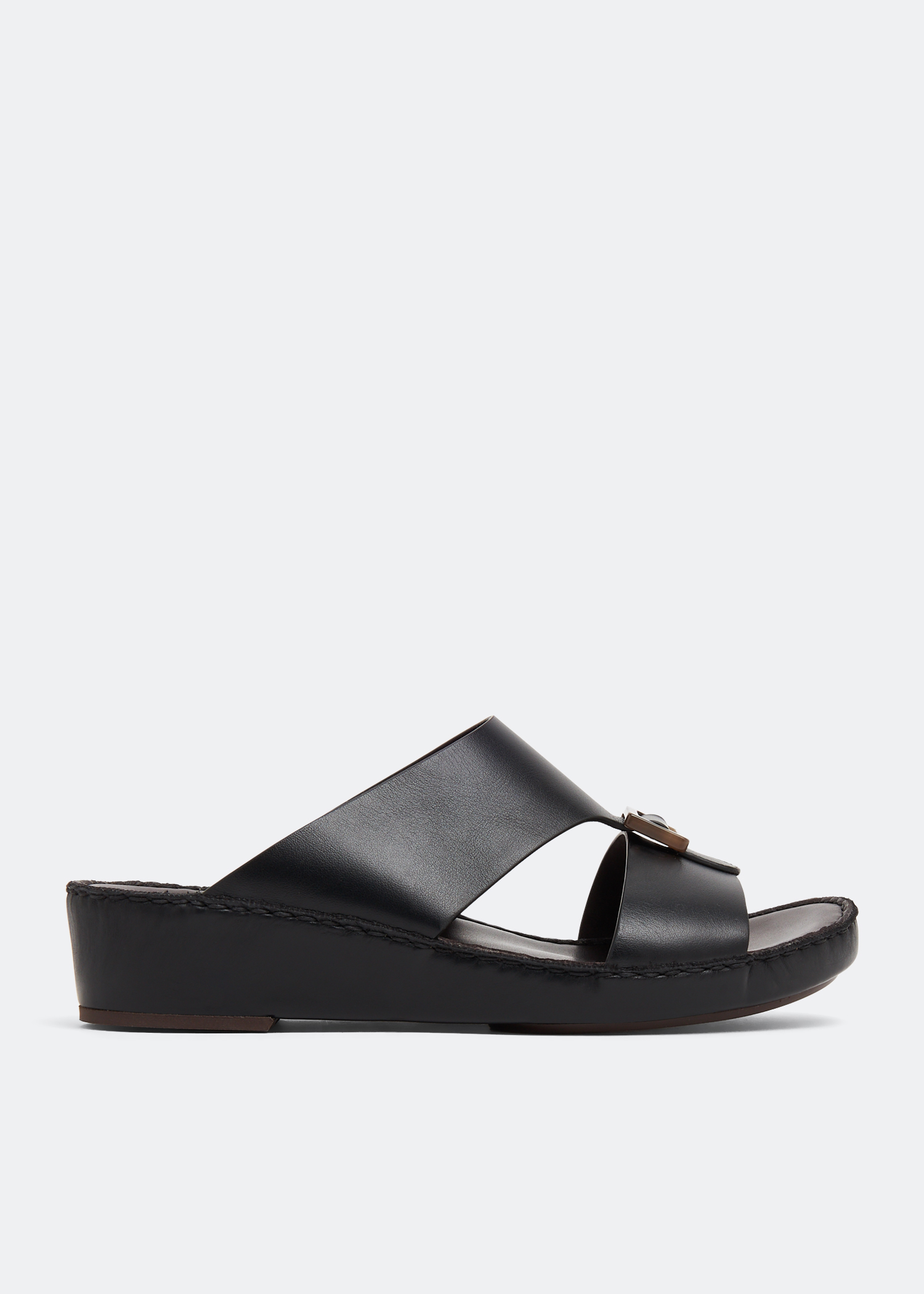 

Quadratura Cuerno sandals, Black