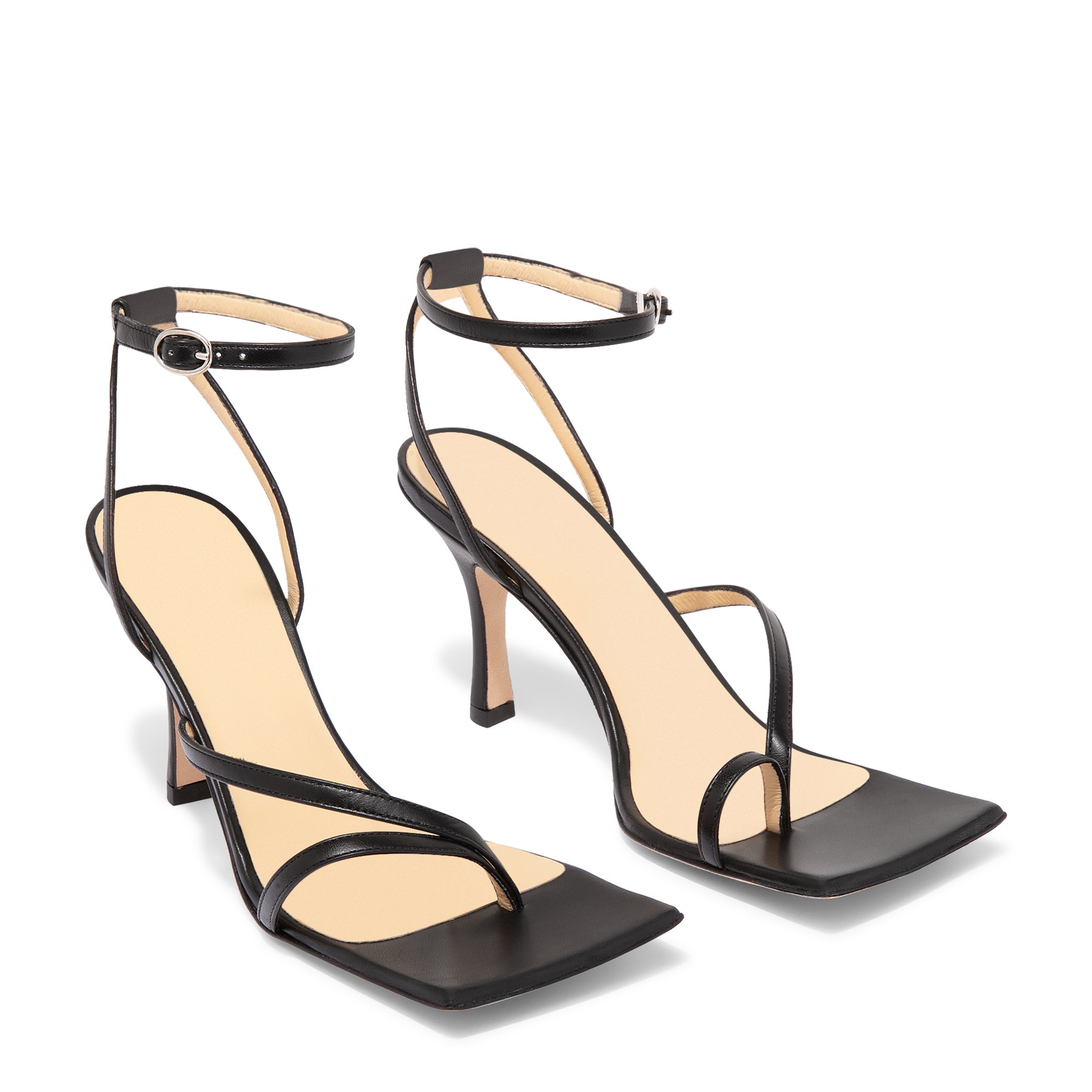 

Delta sandals, Black