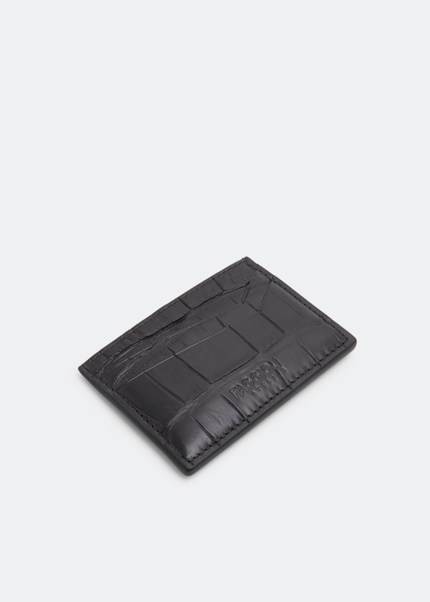 

Linate double card holder, Black