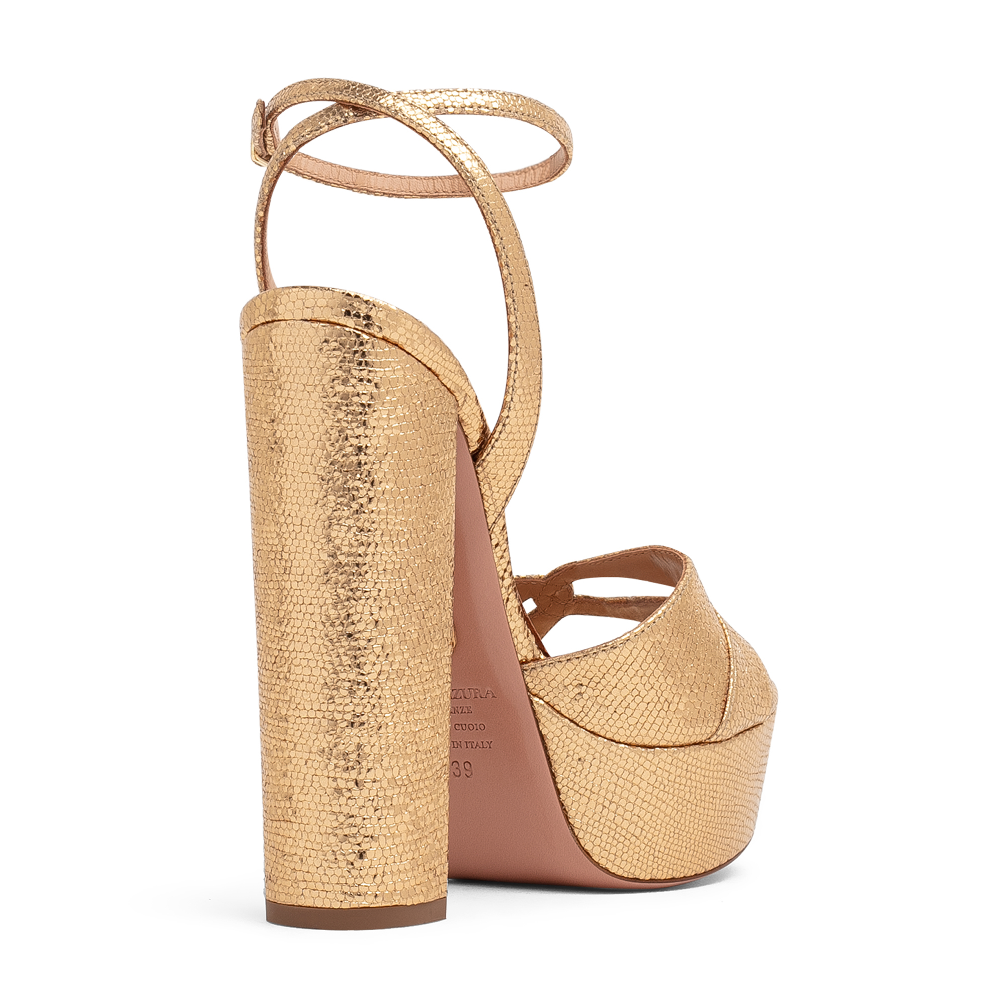 

Sinner Plateau 140 sandals, Gold