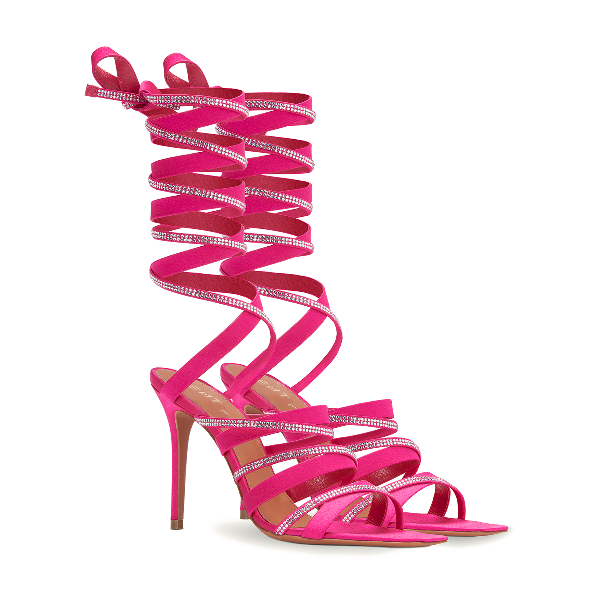 

Ribbon Ropes sandals, Pink