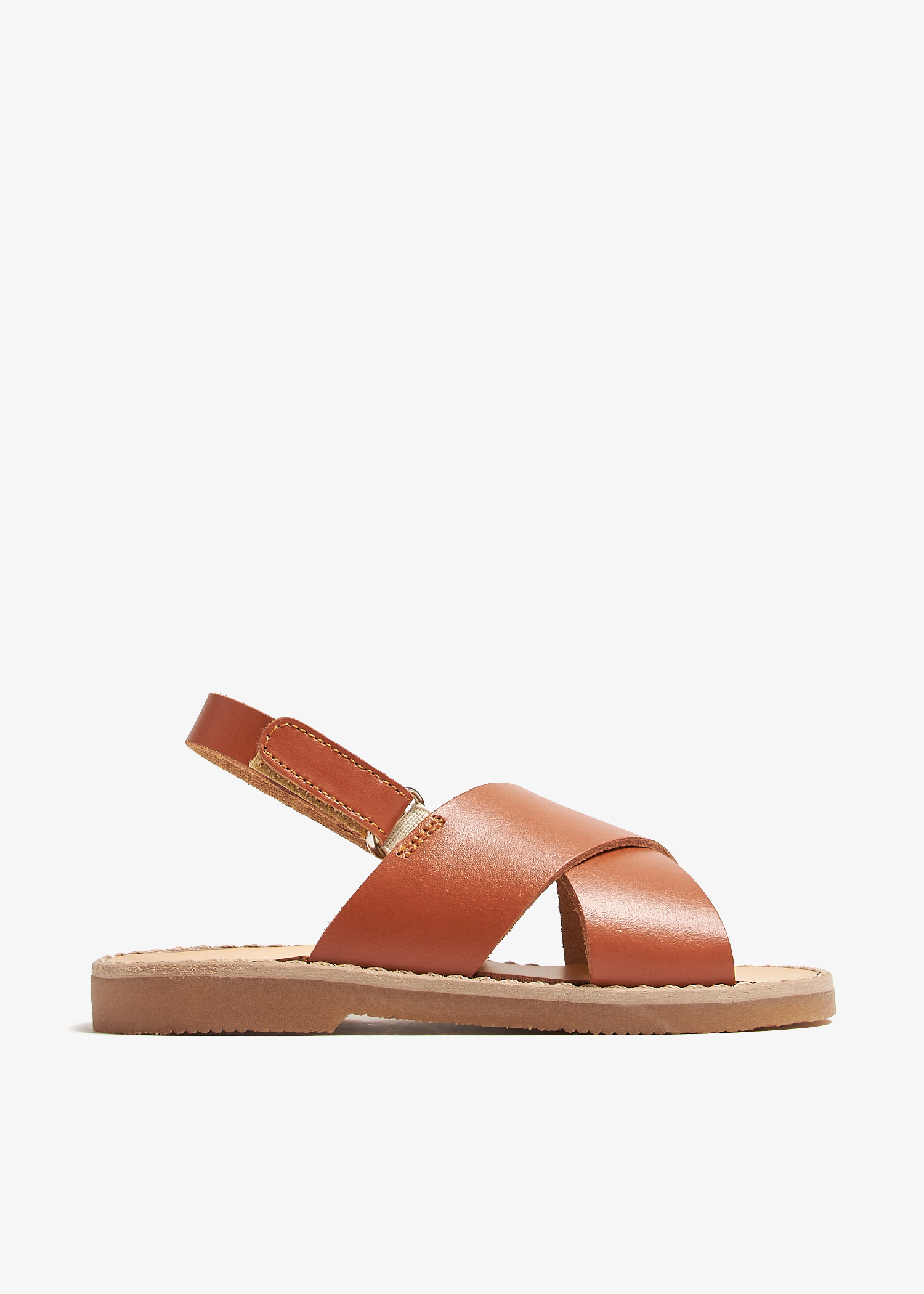 

Leather sandals, Brown