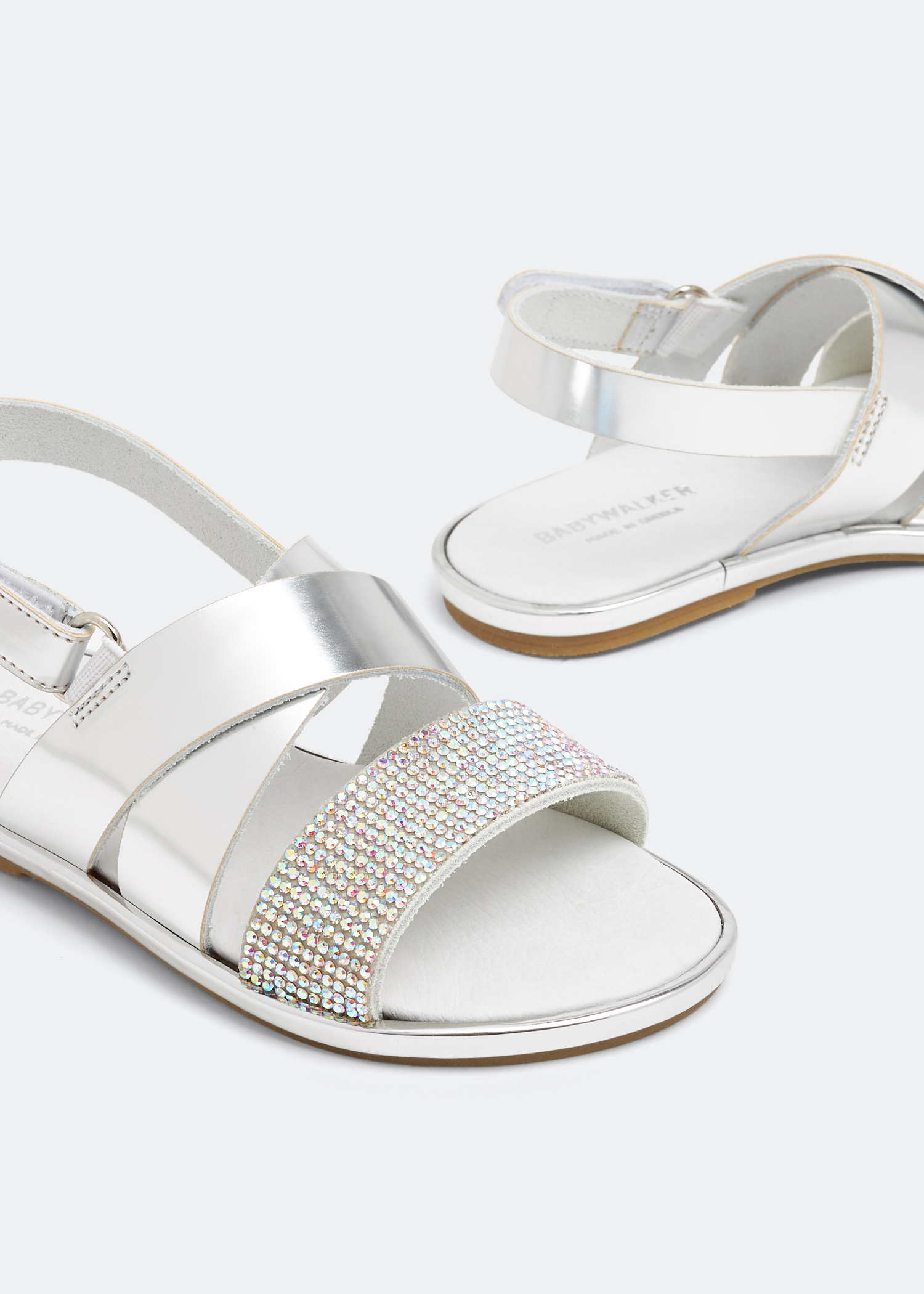 Baby sales silver sandals