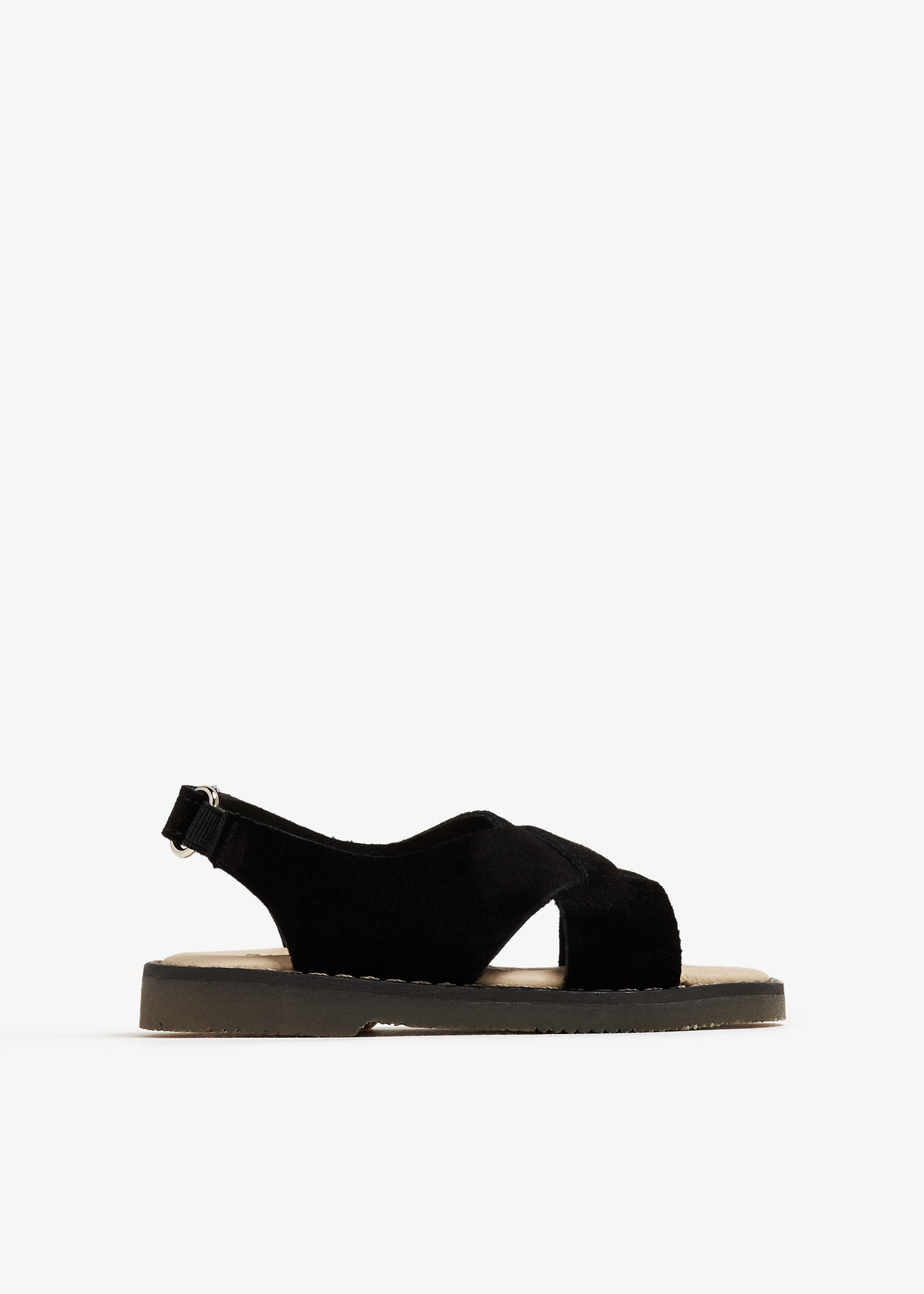 

Suede sandals, Black