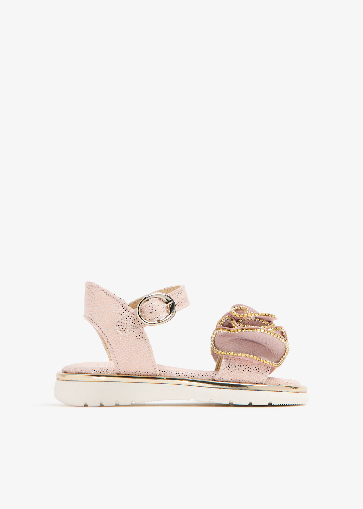 

Ruffle sandals, Pink