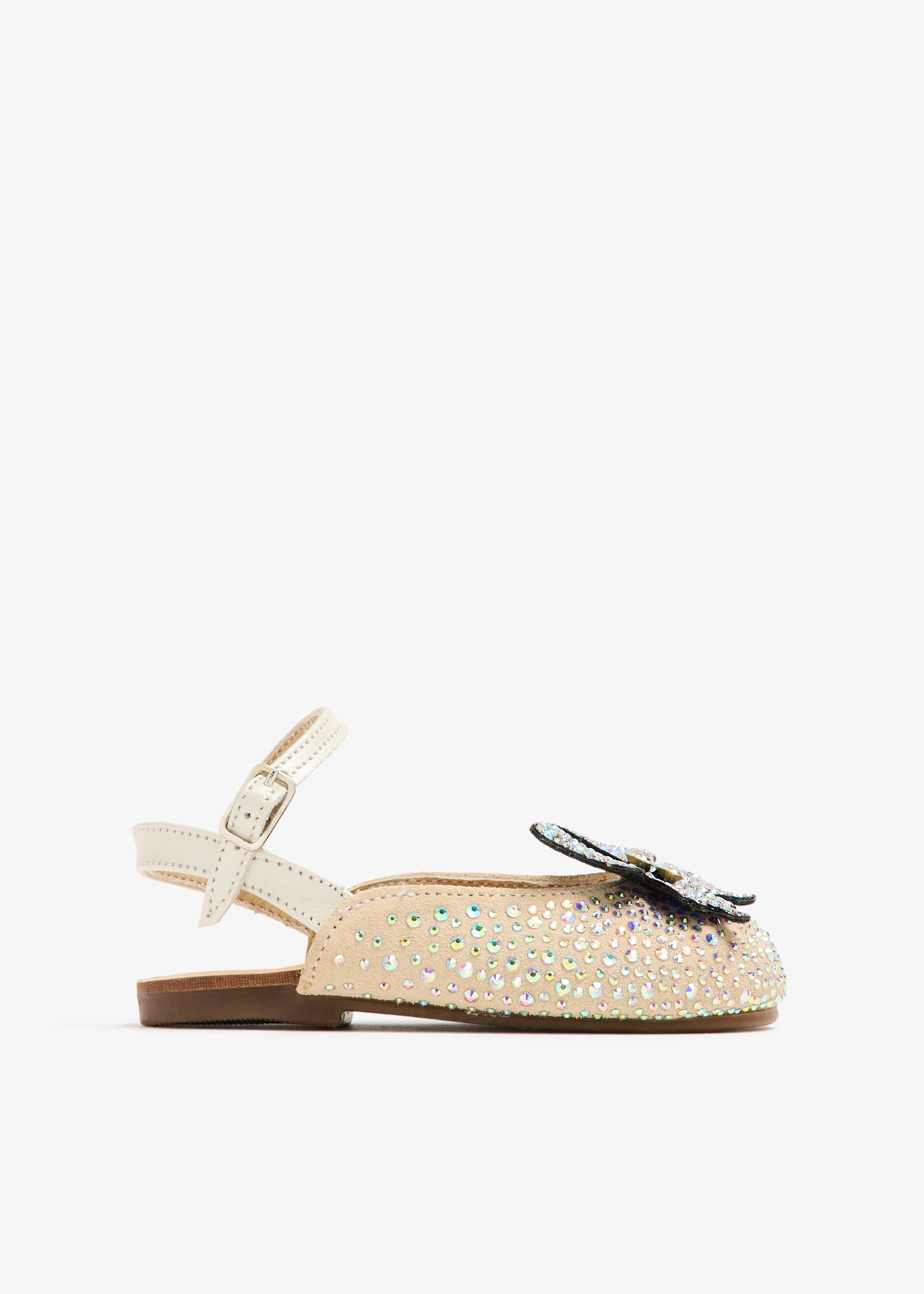 

Butterfly ballerinas, Beige