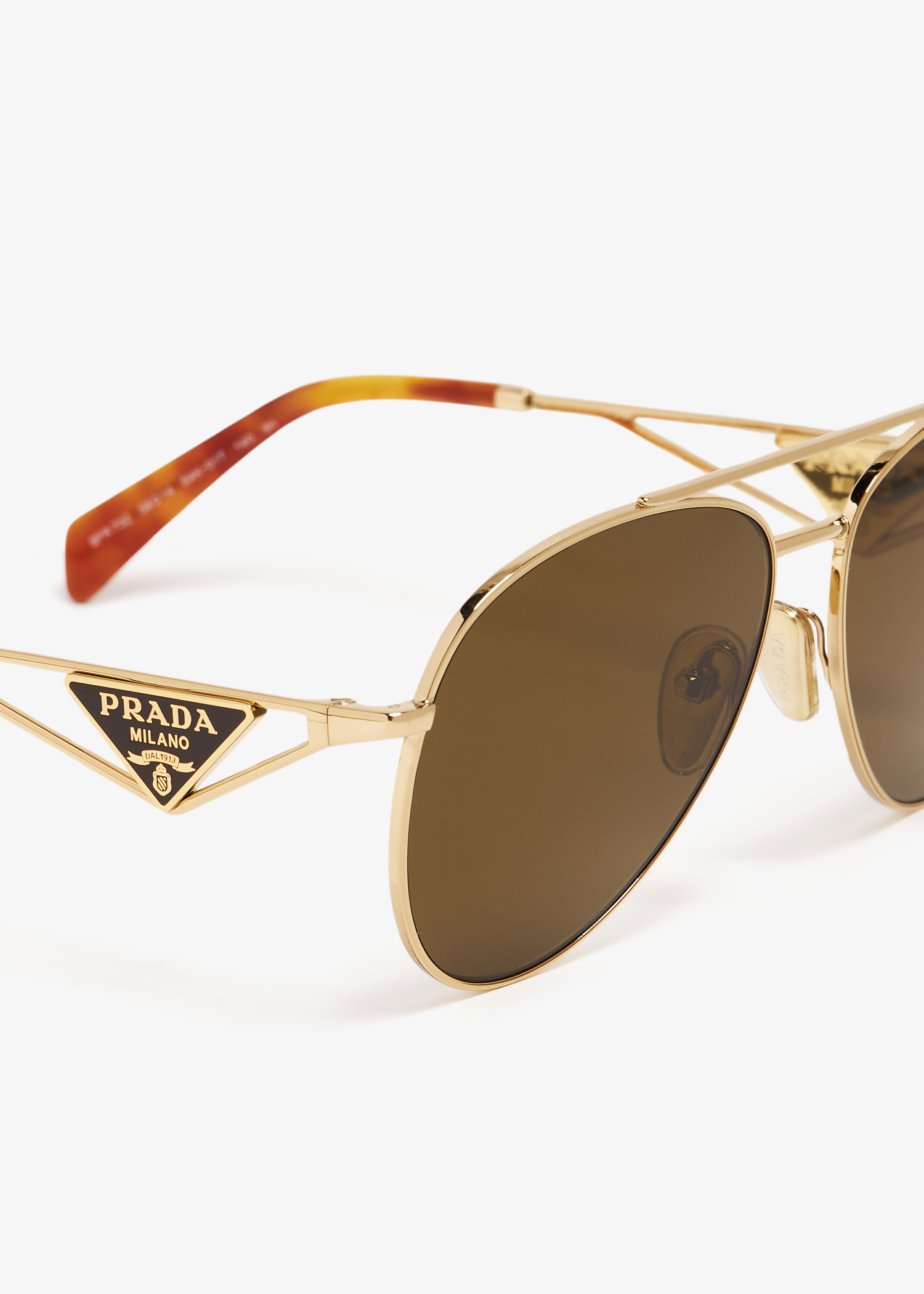 Prada 60mm sale aviator sunglasses