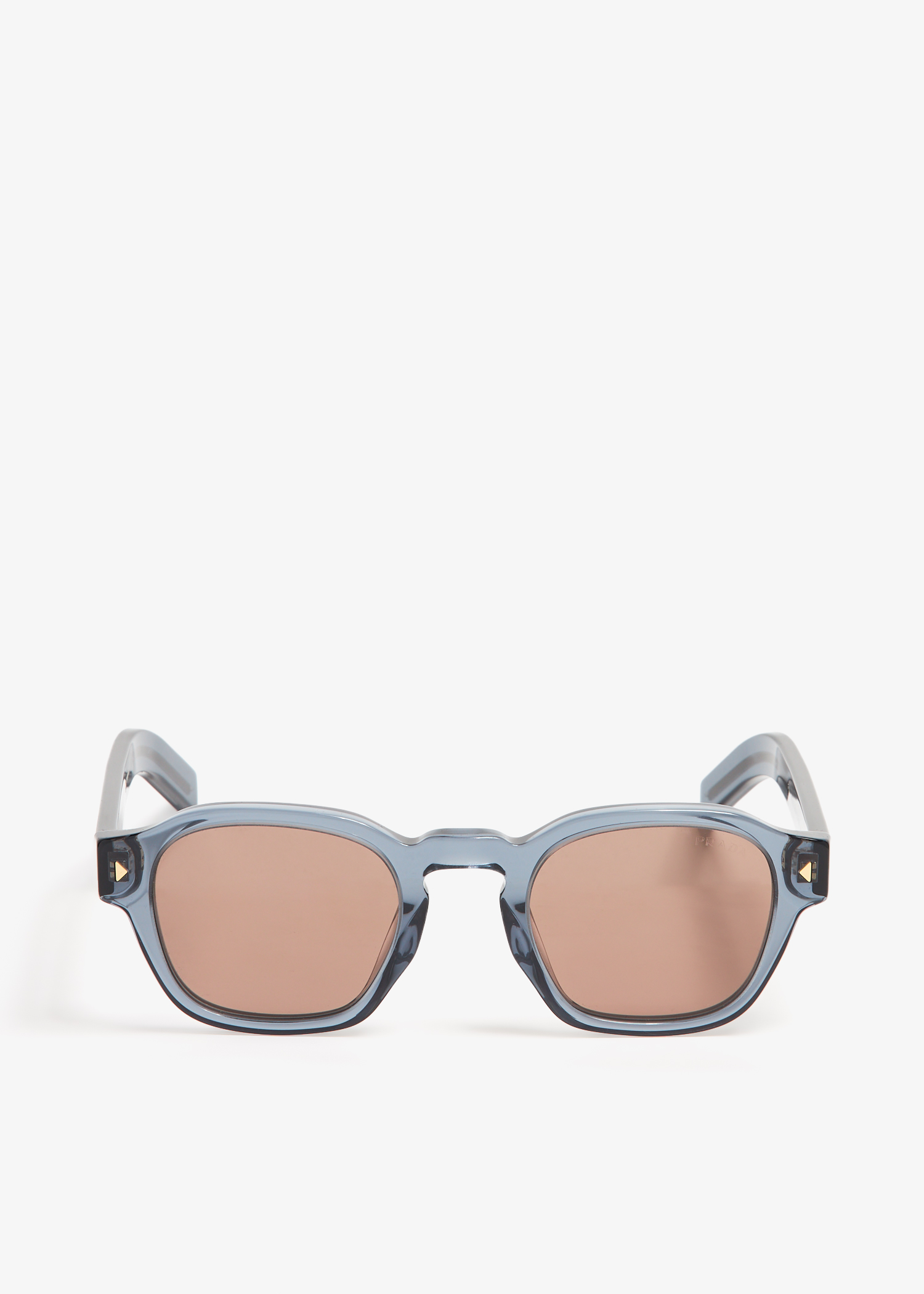 

Iconic metal plaque sunglasses, Grey