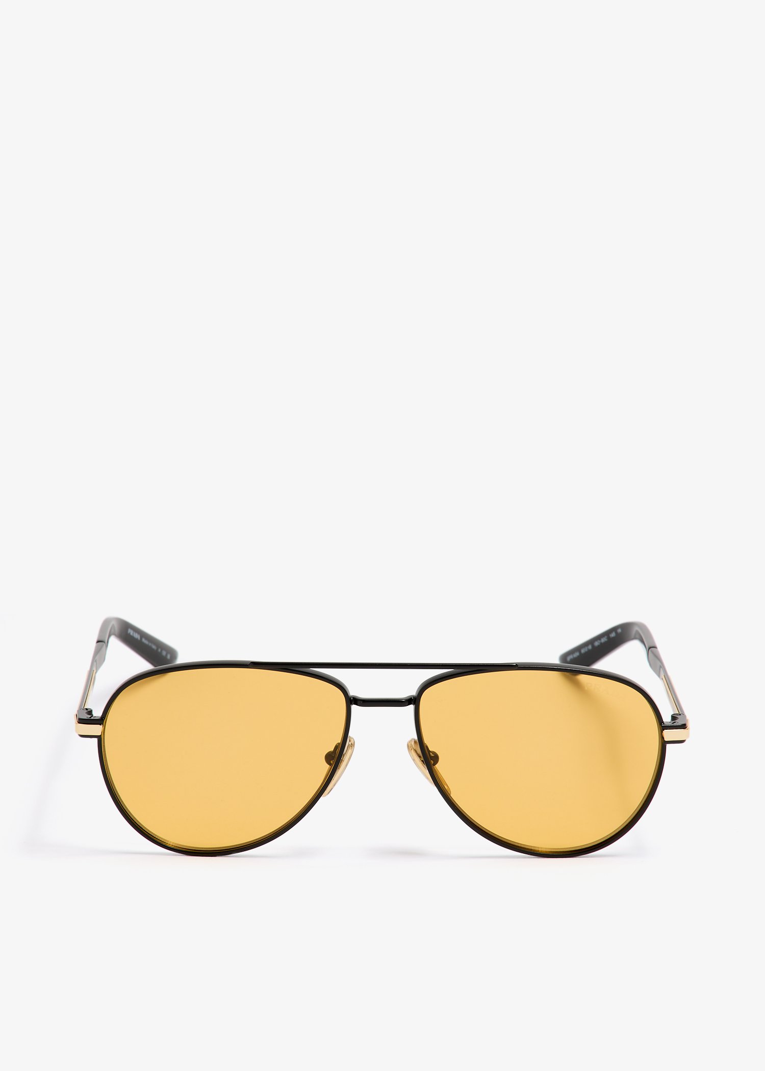 

Iconic metal plaque sunglasses, Yellow