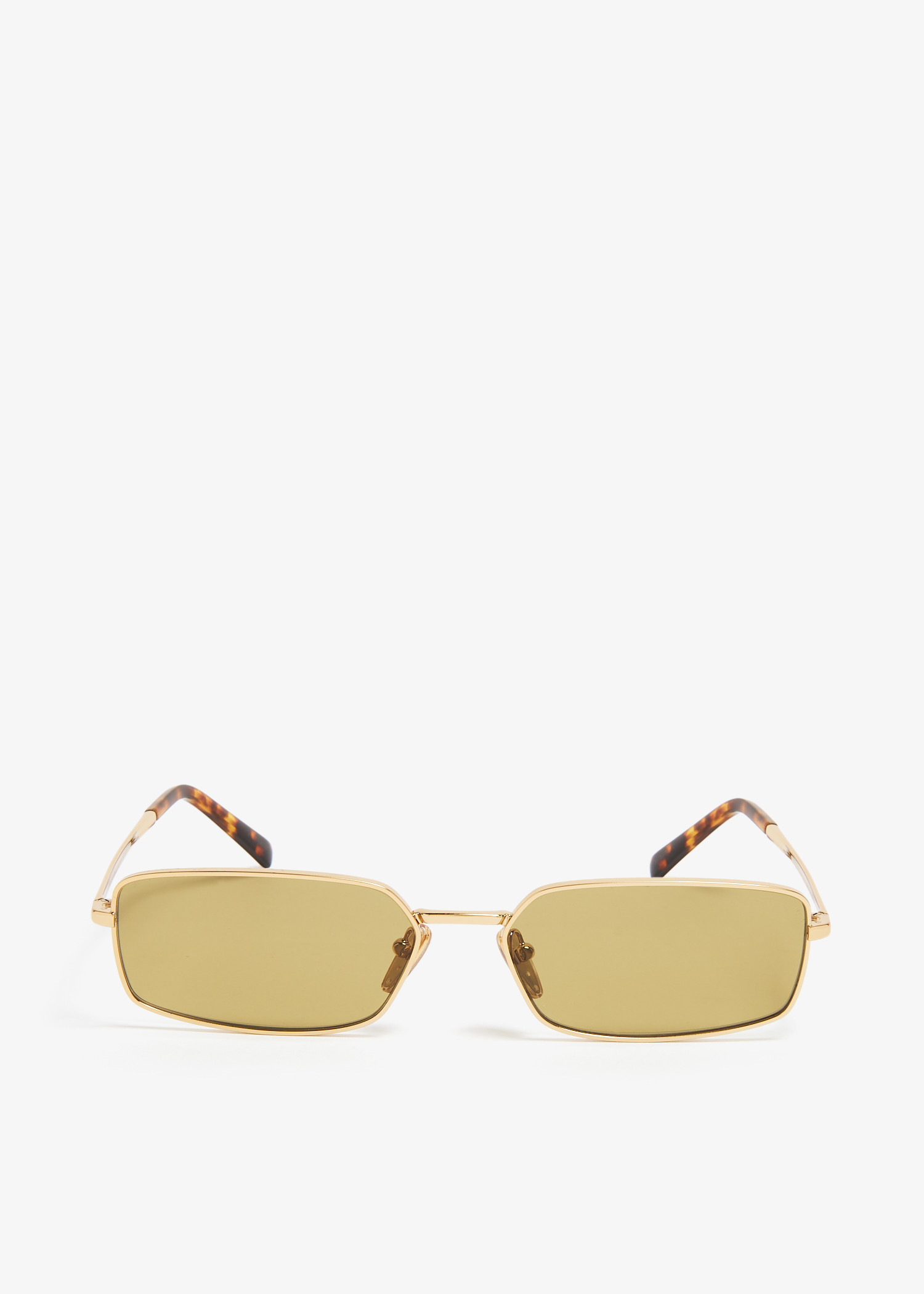 

Prada logo sunglasses, Gold