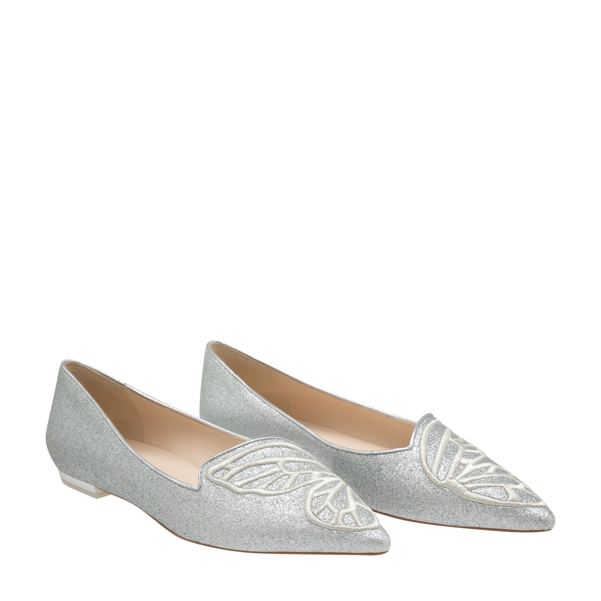 

Bibi Butterfly flats, Silver