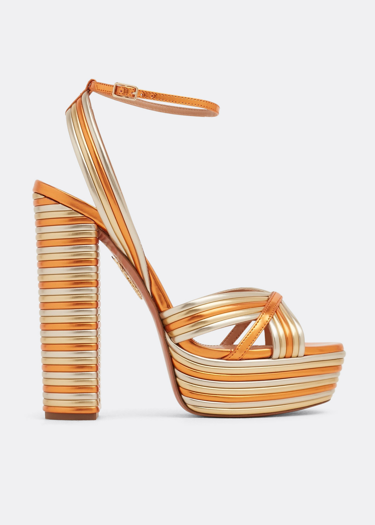 Aquazzura sundance best sale platform rainbow sandals