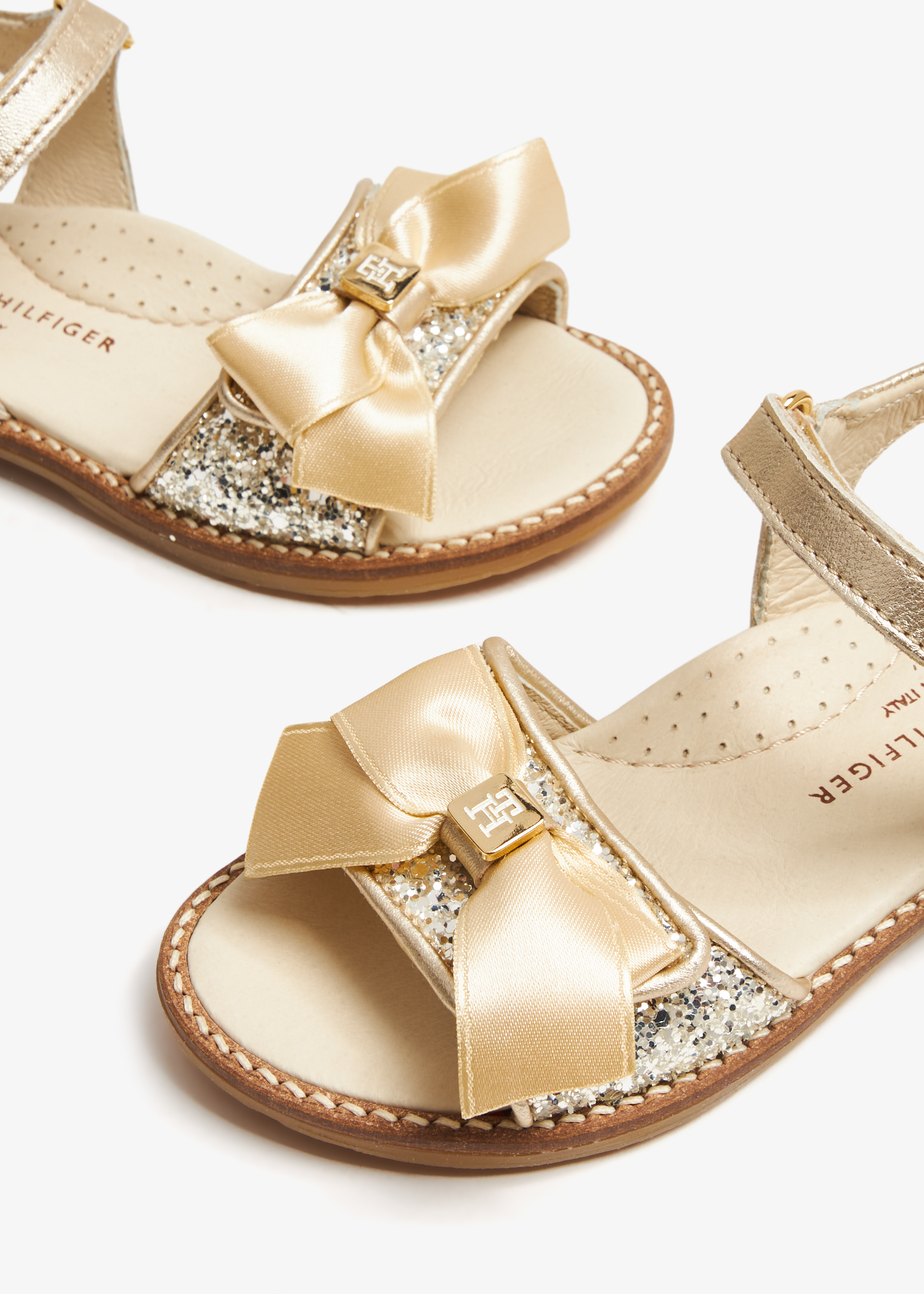 Tommy hilfiger hot sale gold sandals