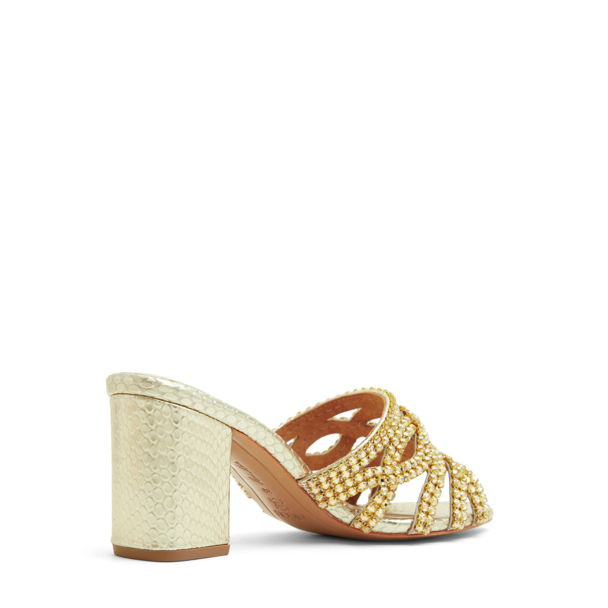 

Talon sandals, Gold