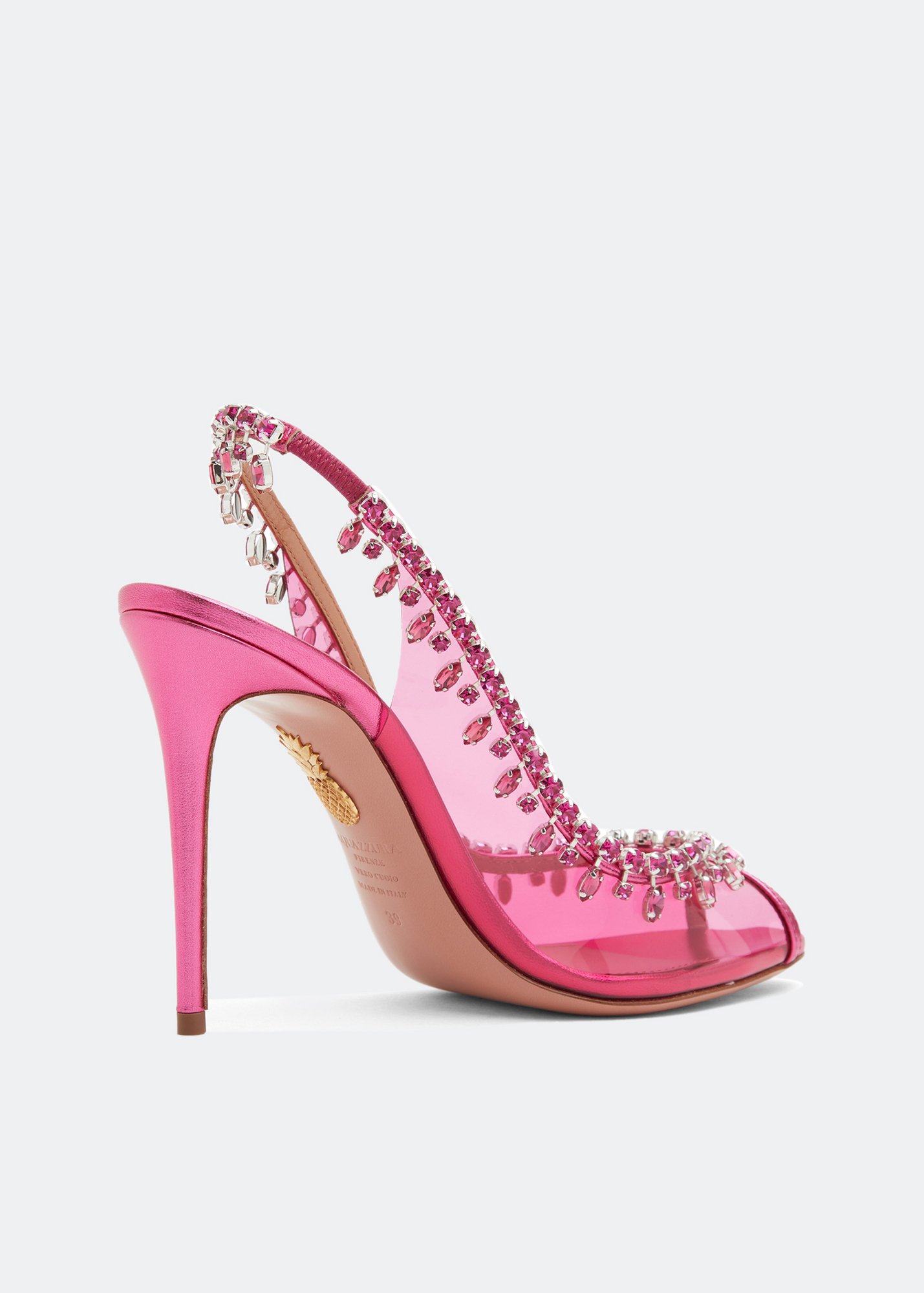 

Temptation crystal sandals, Pink