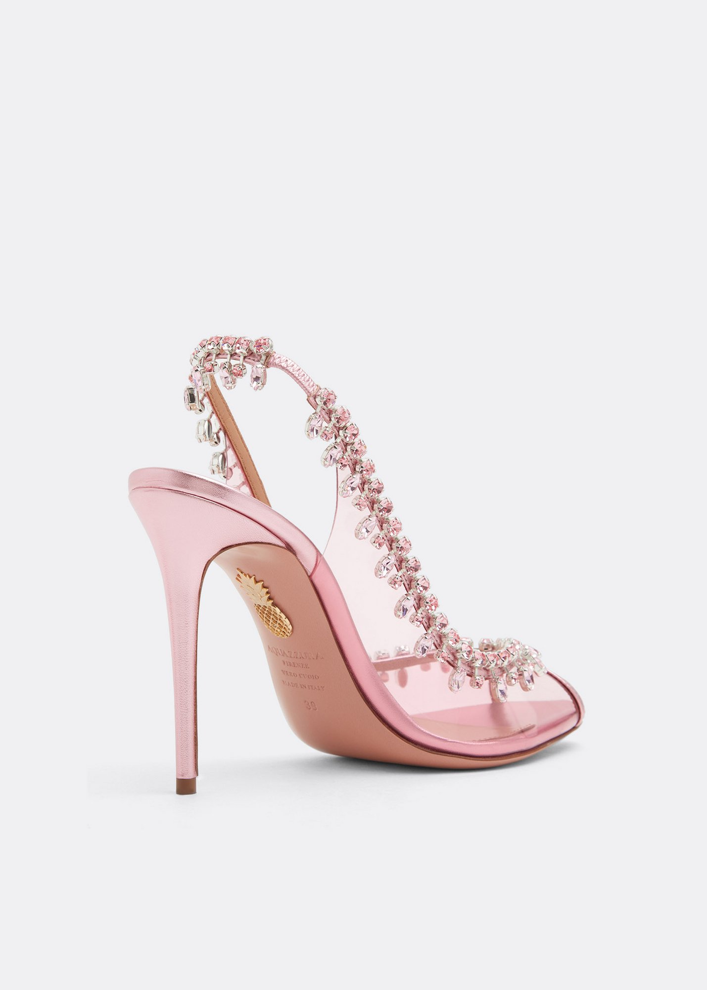 

Temptation crystal sandals, Pink