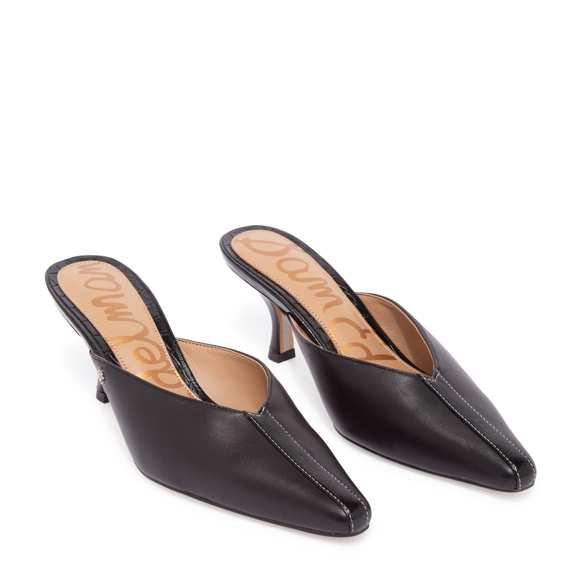 

Tev leather mules, Black