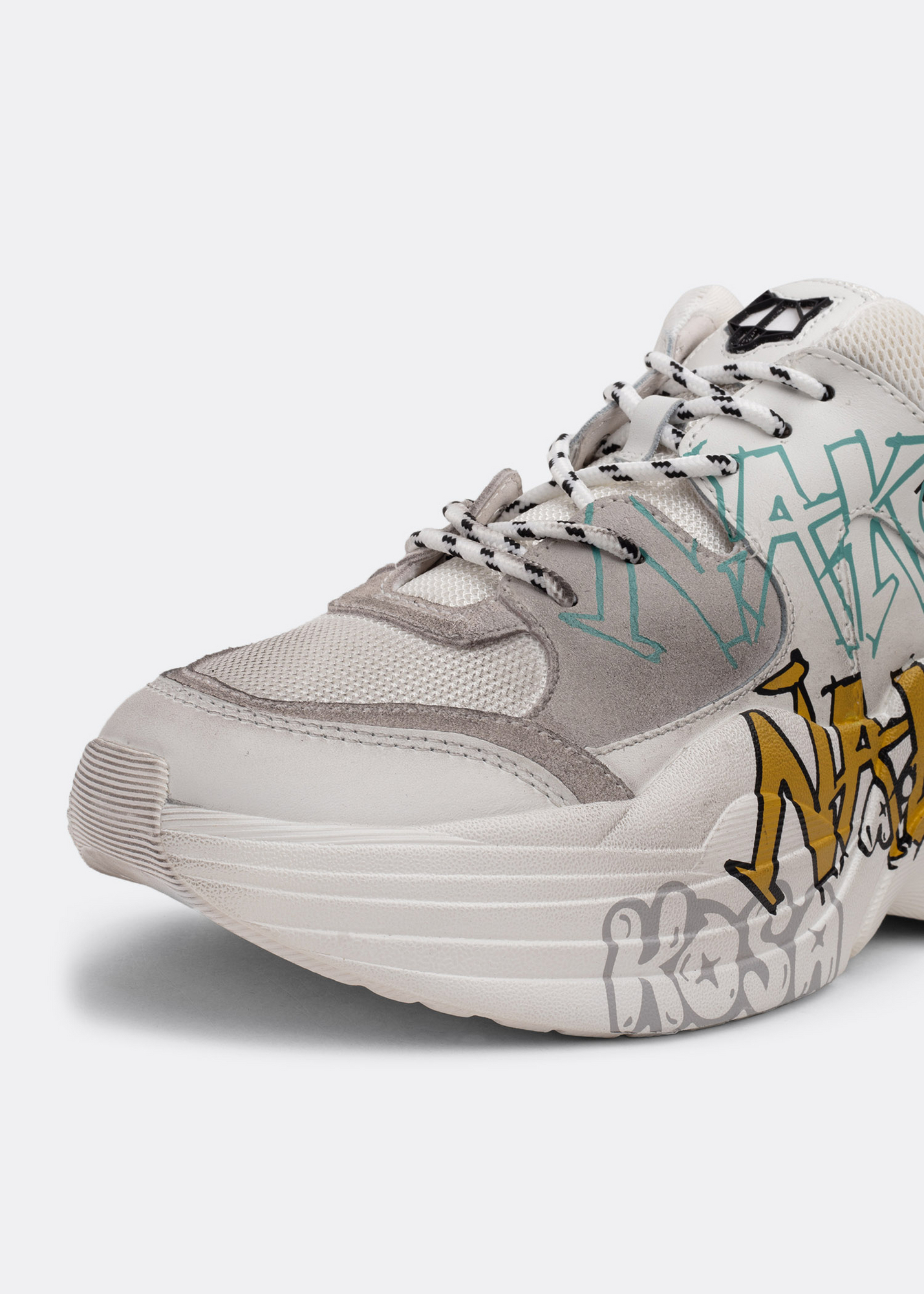 Naked Wolfe Titan Grafiti sneakers for Men - White in KSA | Level Shoes