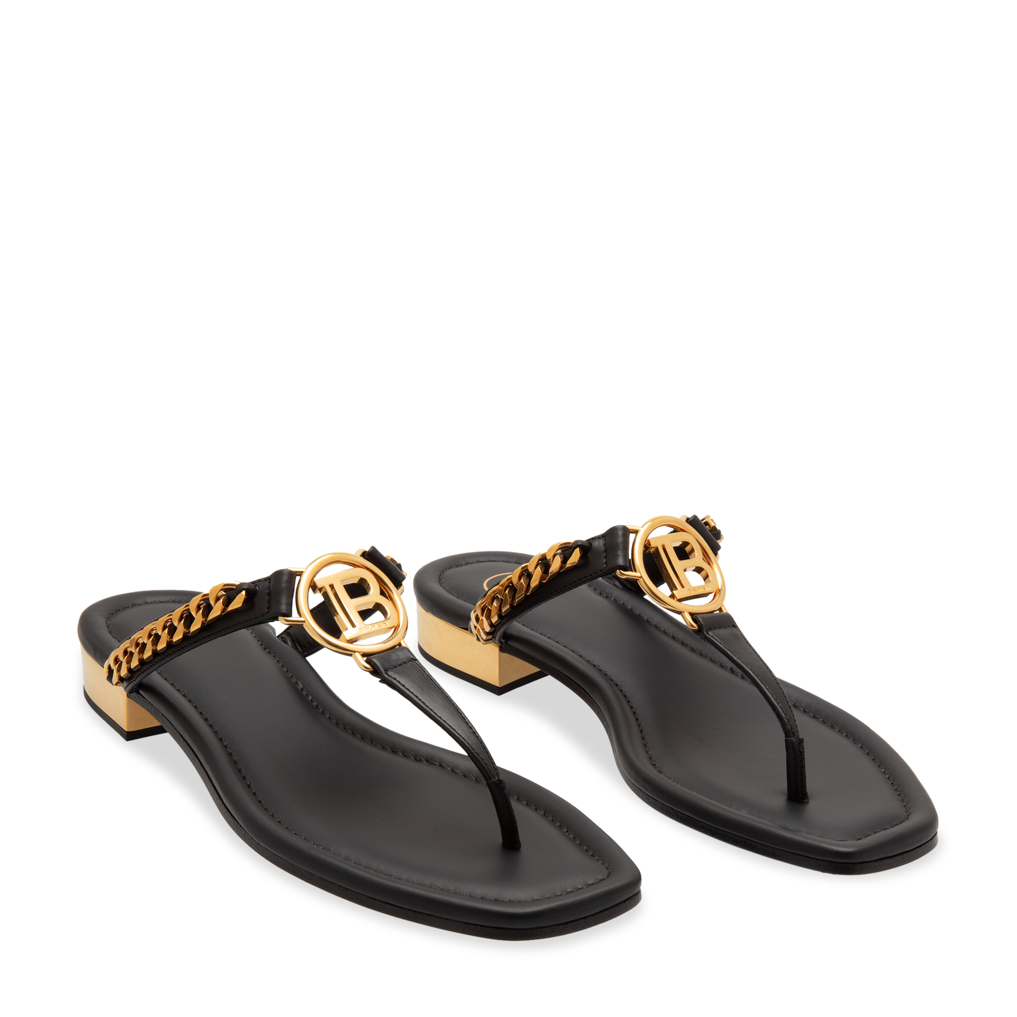 

T-bar sandals, Black