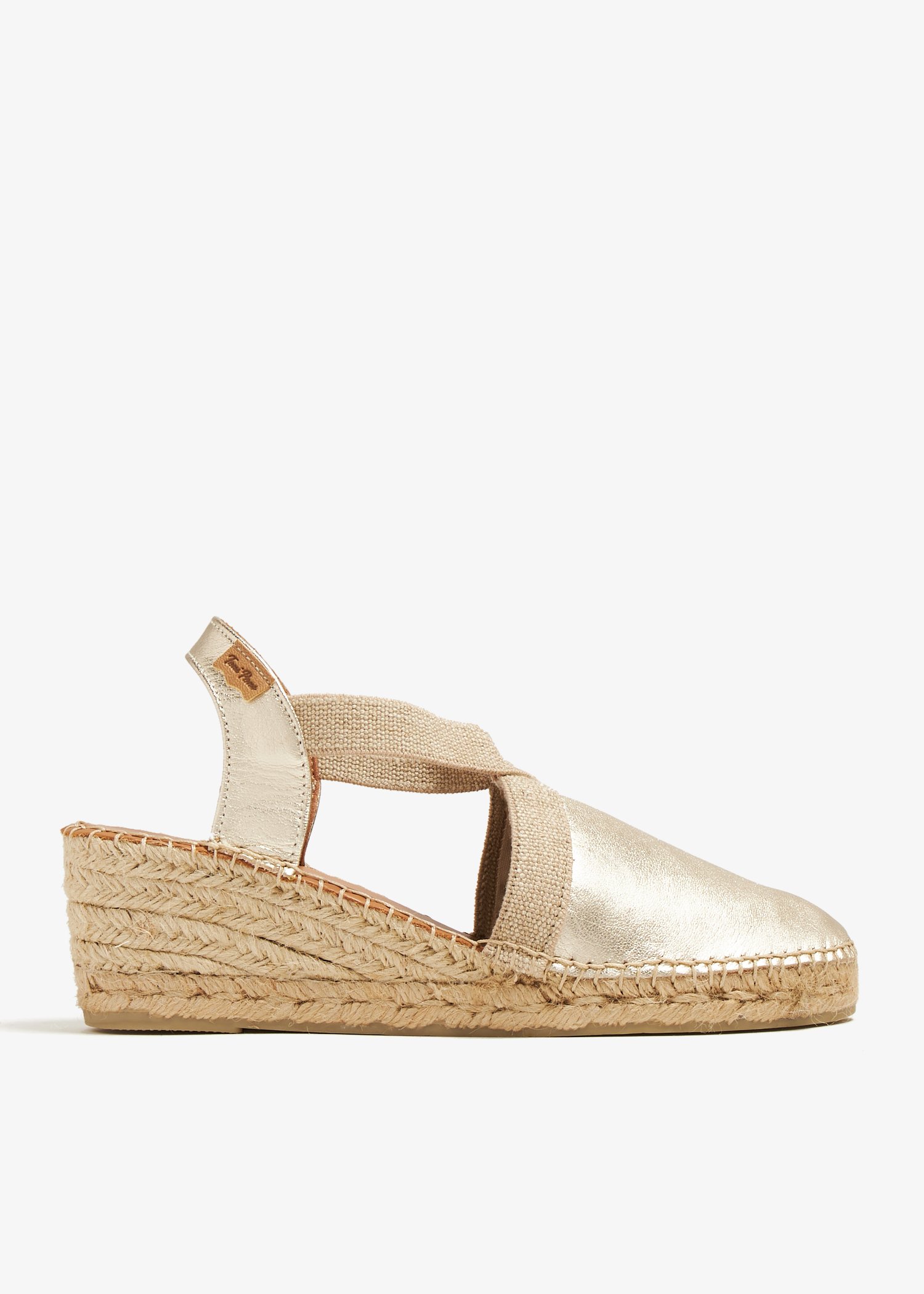 

Tossa wedge espadrilles, Gold