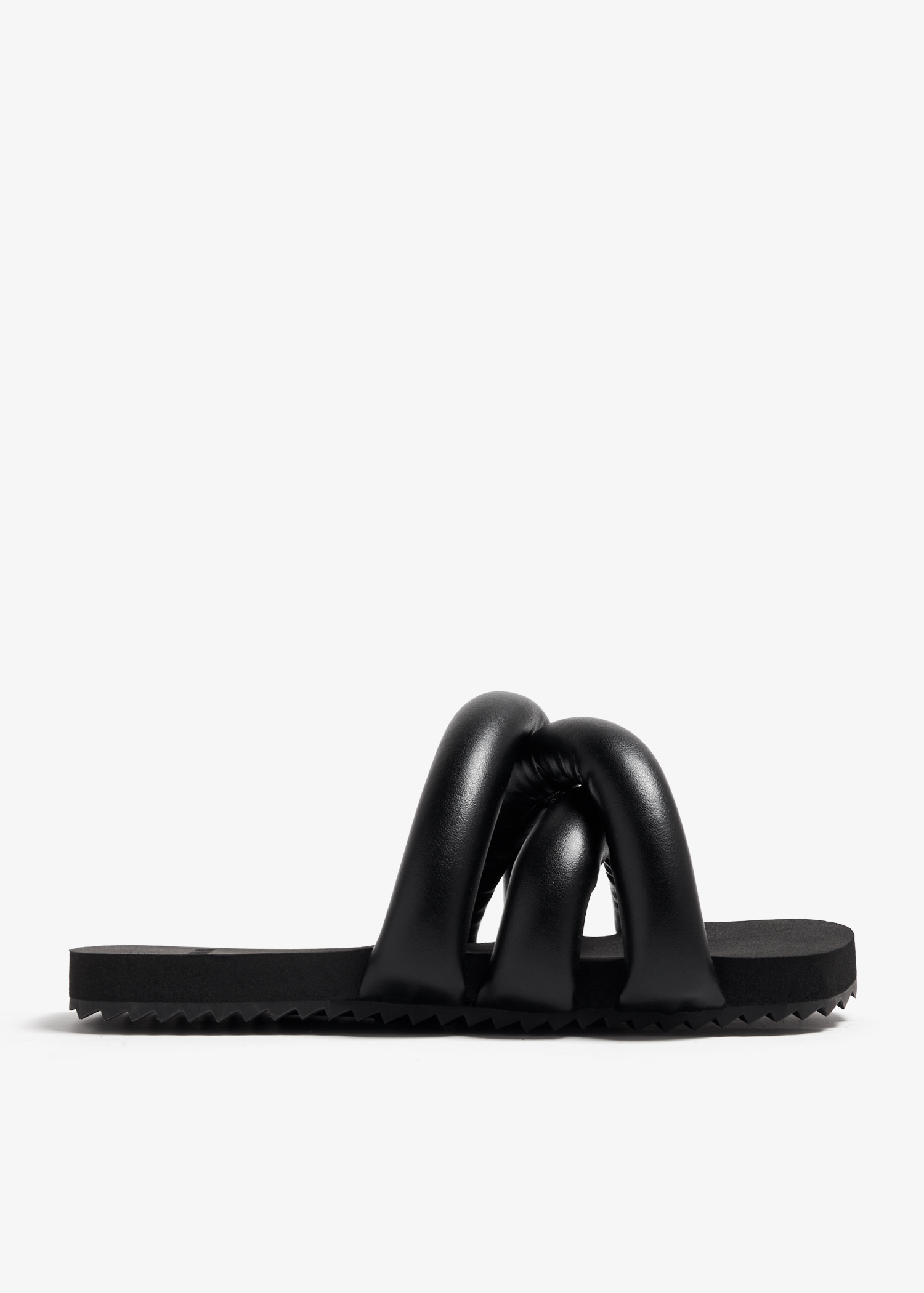 

Tyre slide sandals, Black