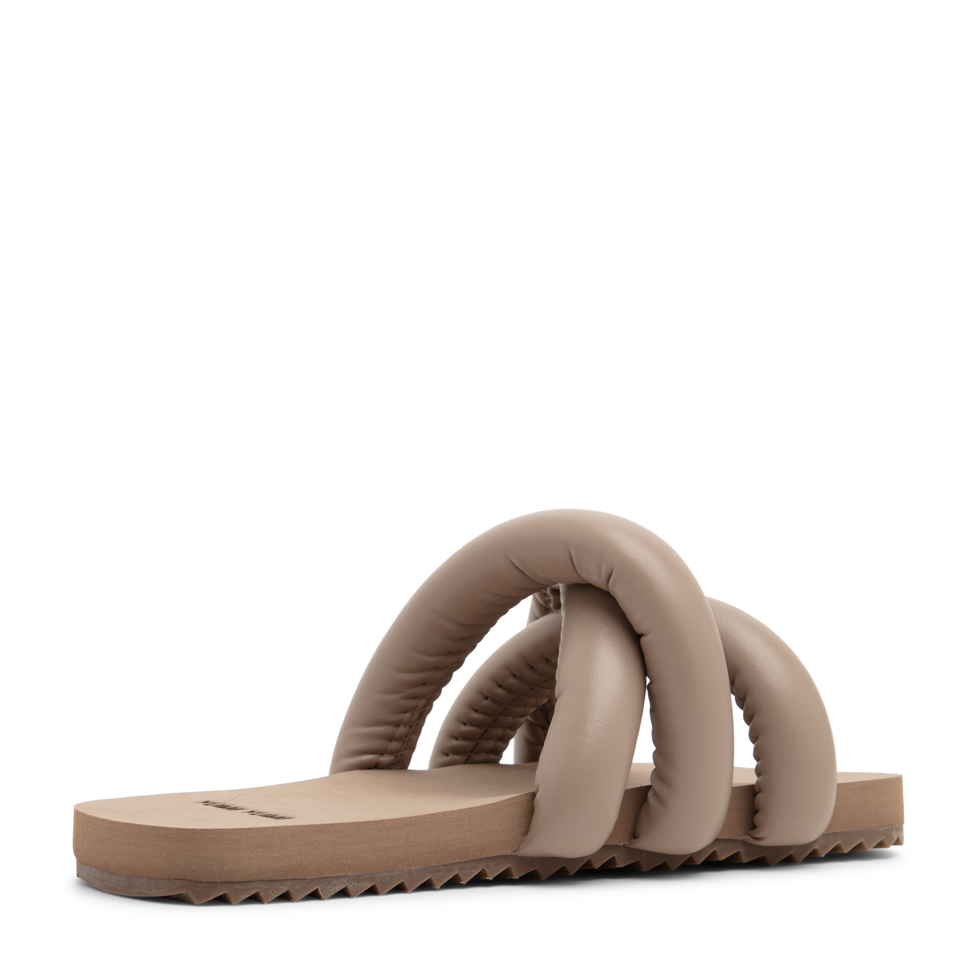 

Tyre slide sandals, Brown