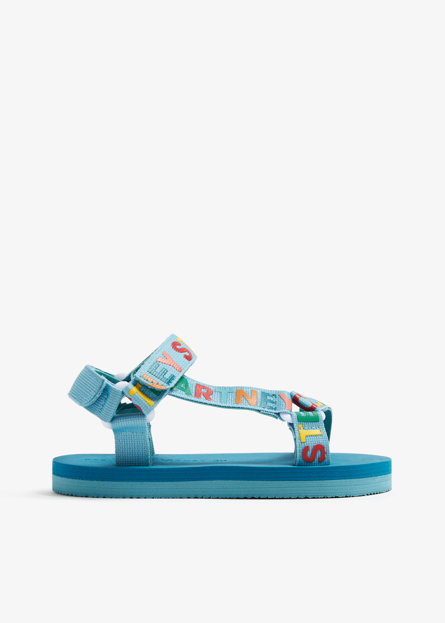 

Logo-print sandals, Blue