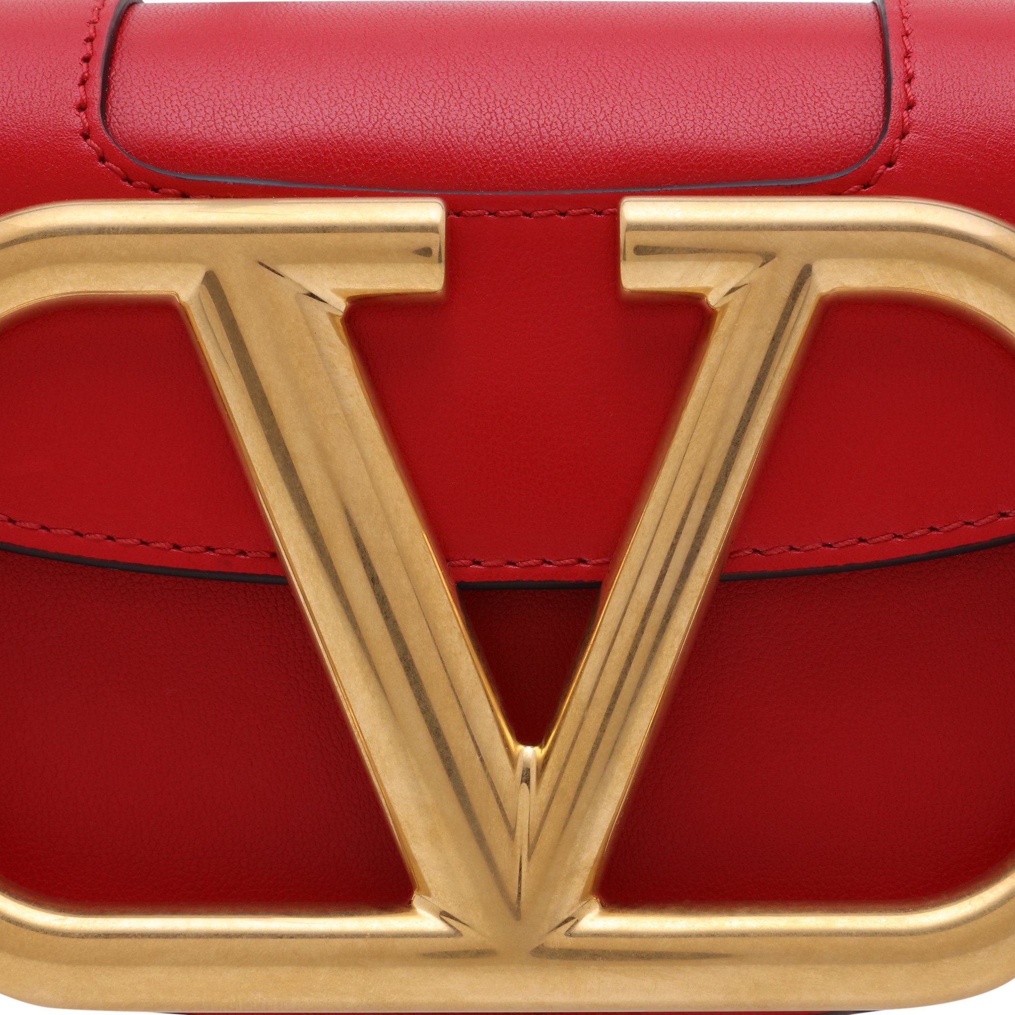 

Supervee leather crossbody bag, Red